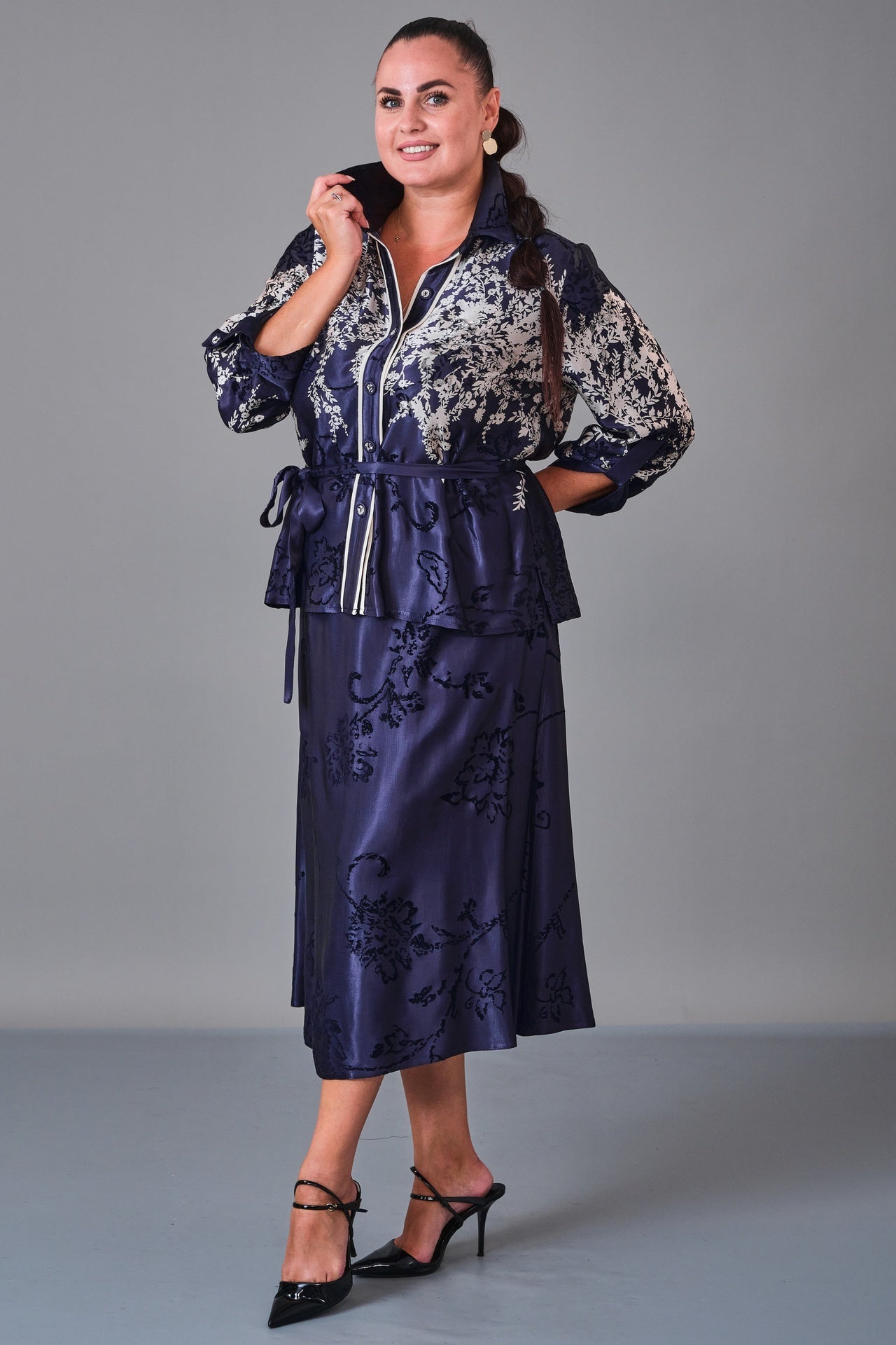 Dress Port - Plus Size Suit (DSP27K3640) - 8690200216954