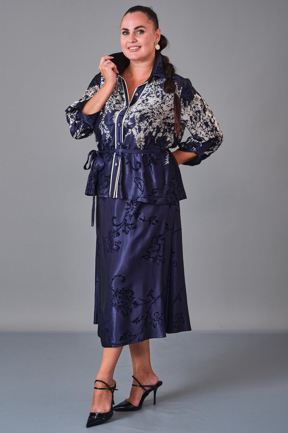 Dress Port - Plus Size Suit (DSP27K3640) - 8690200216954