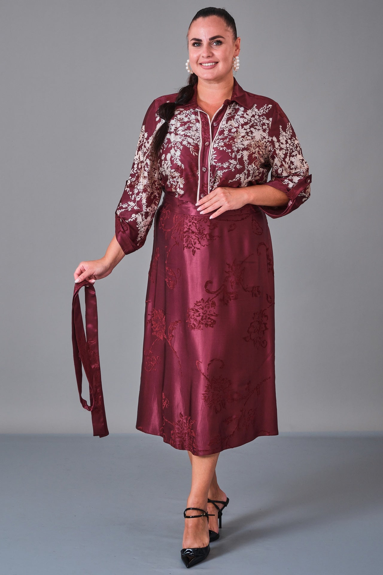 Dress Port - Plus Size Suit (DSP27K3640) - 8690200216978