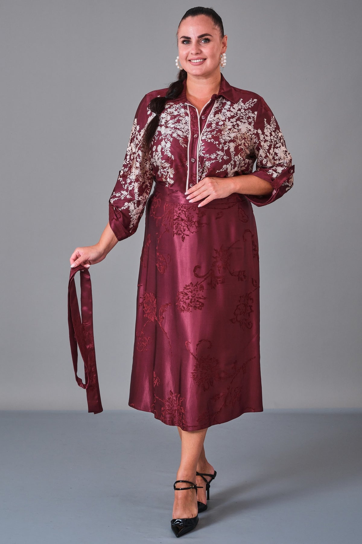 Dress Port - Plus Size Suit (DSP27K3640) - 8690200216978