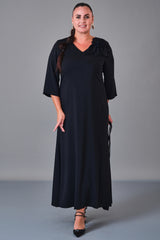 Dress Port - Plus Size Dress (DSP27K5821) - 8690200217005