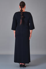 Dress Port - Plus Size Dress (DSP27K5821) - 8690200217005