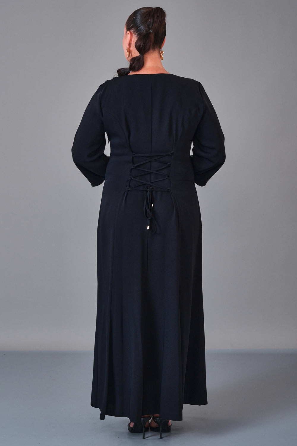 Dress Port - Plus Size Dress (DSP27K5825) - 8690200217081