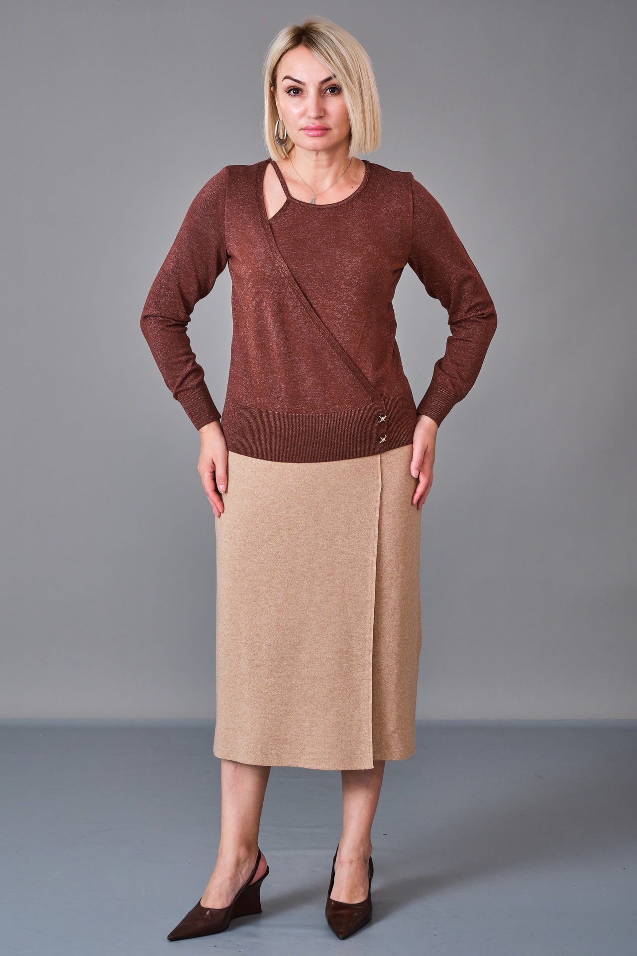 Vedi - Regular Size Blouse (VED27K8035) - 8690200217661