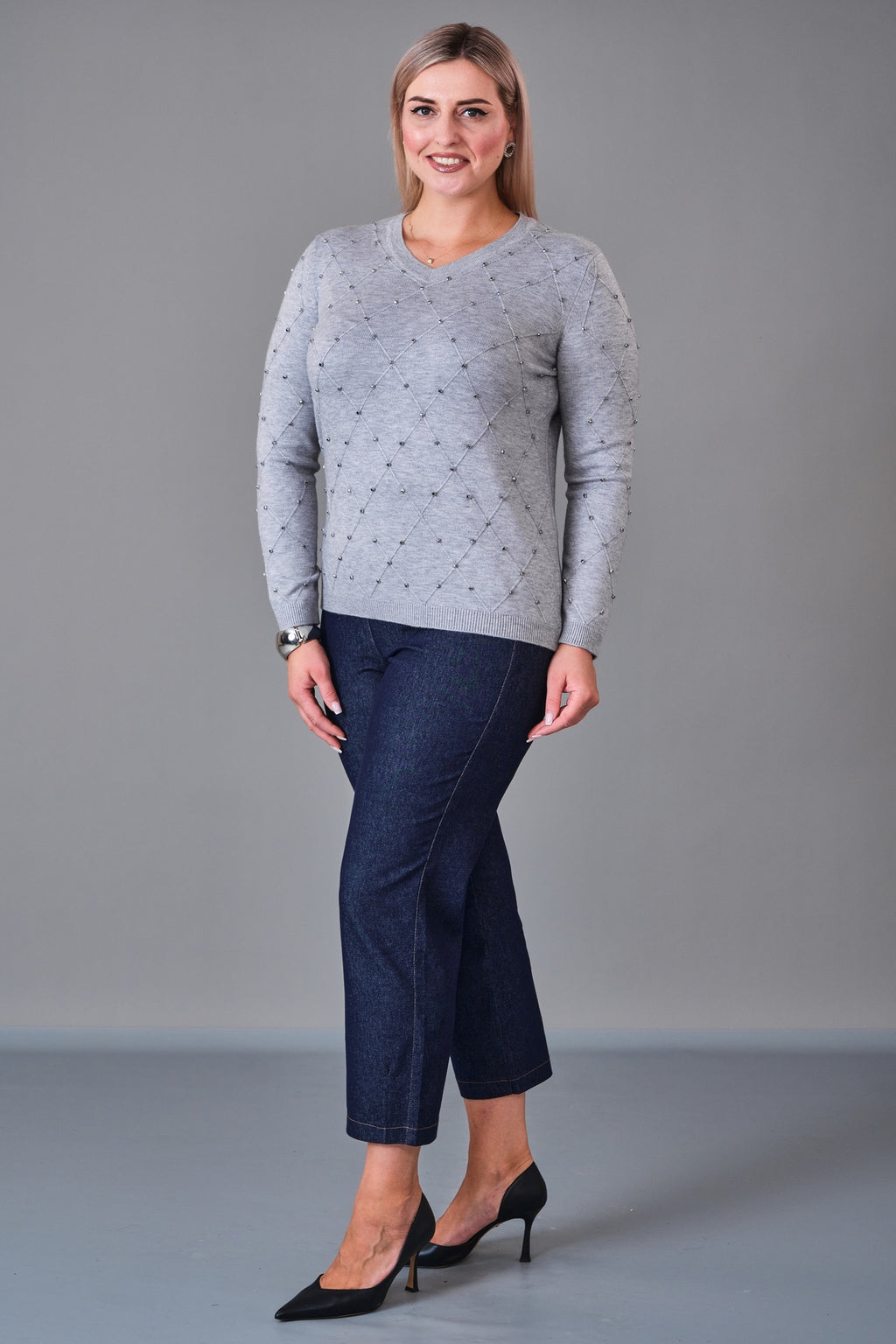 Xlife - Plus Size Blouse (XLF27K8007) - 8690200217876