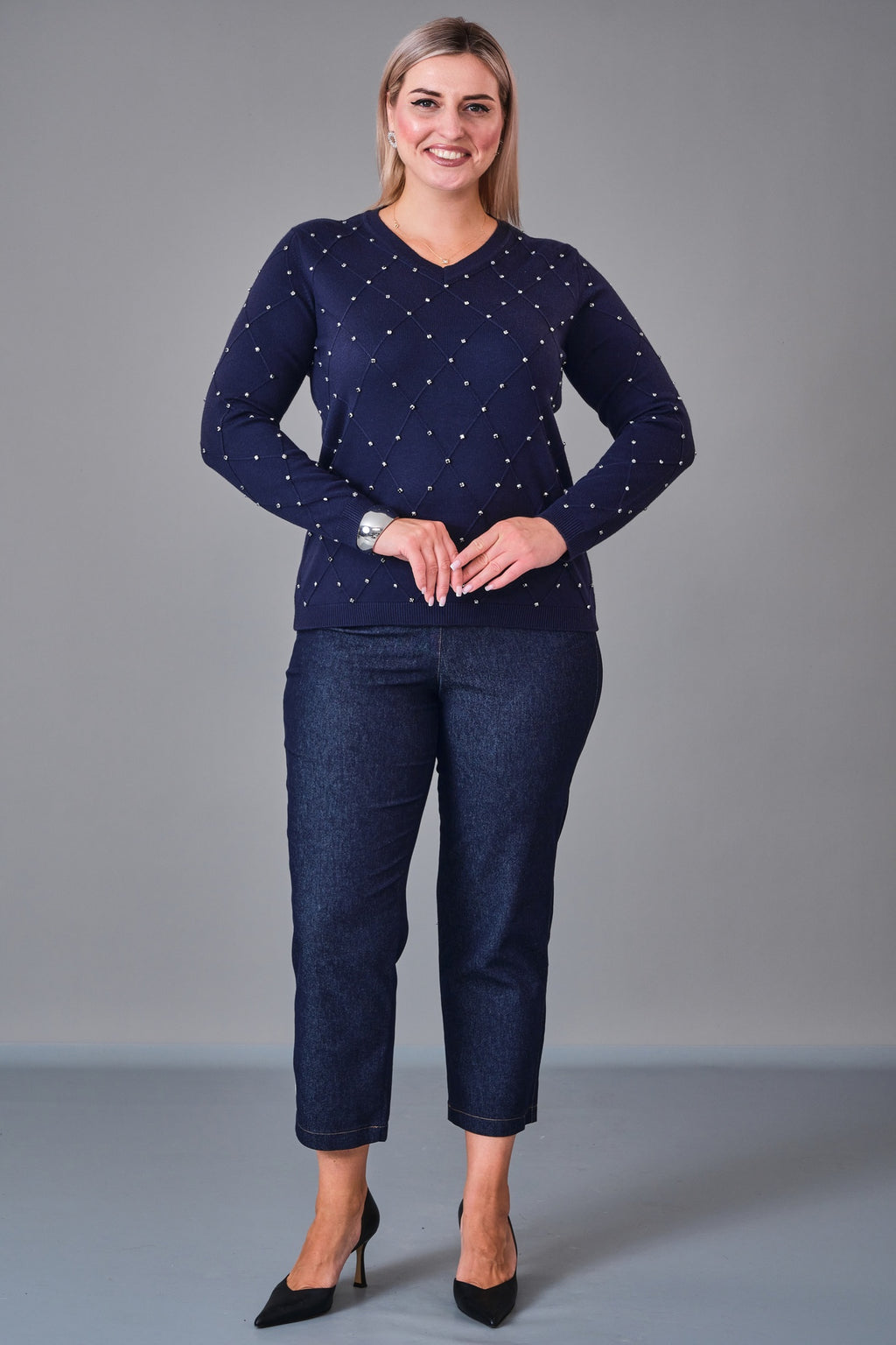 Xlife - Plus Size Blouse (XLF27K8007) - 8690200217883
