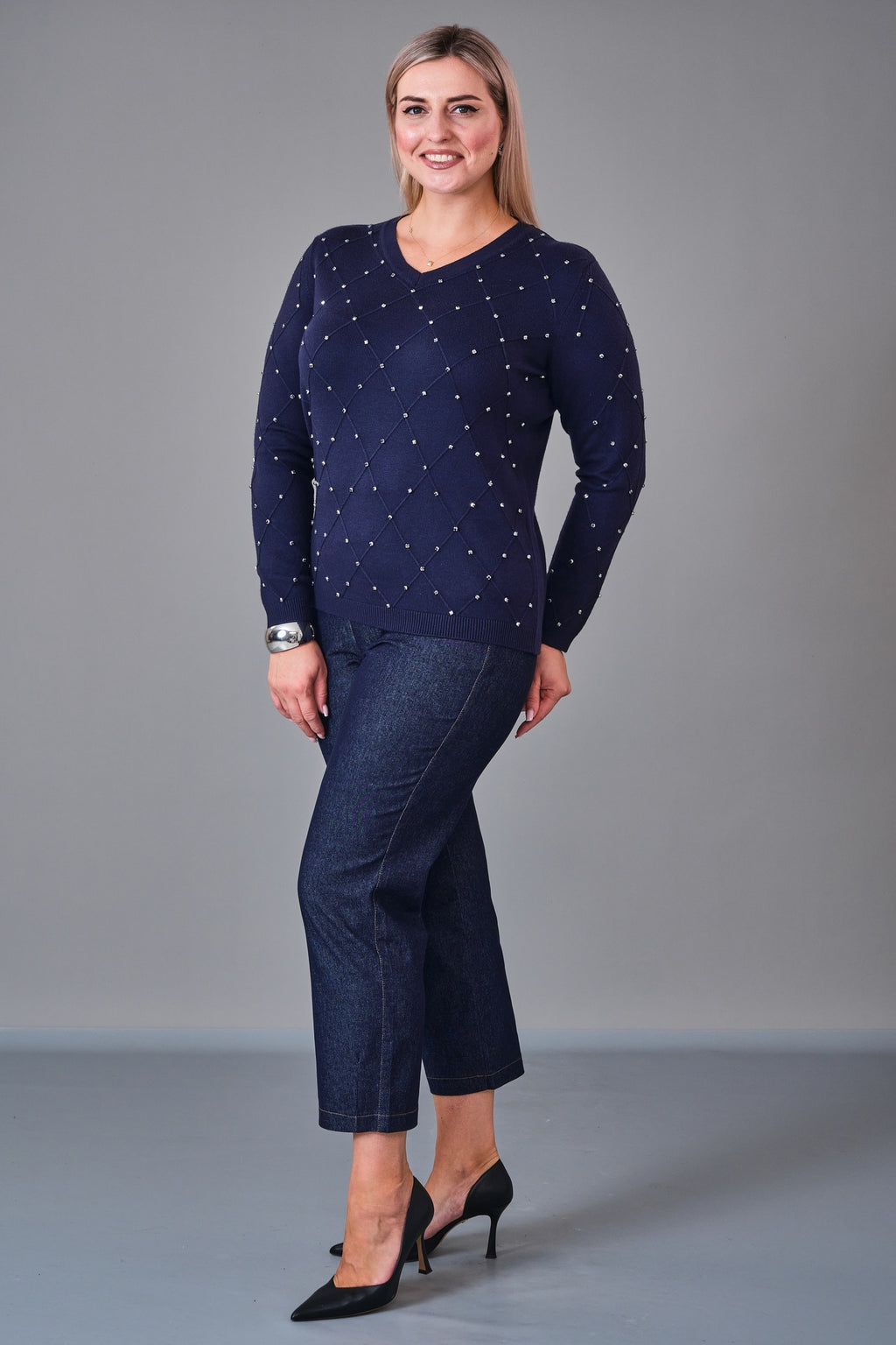 Xlife - Plus Size Blouse (XLF27K8007) - 8690200217883