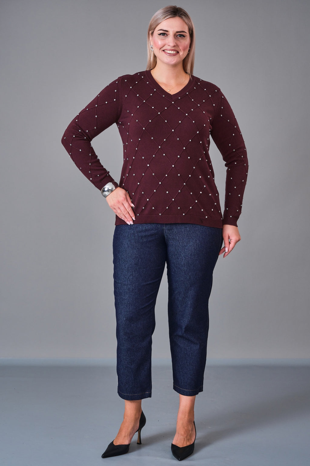 Xlife - Plus Size Blouse (XLF27K8007) - 8690200217890