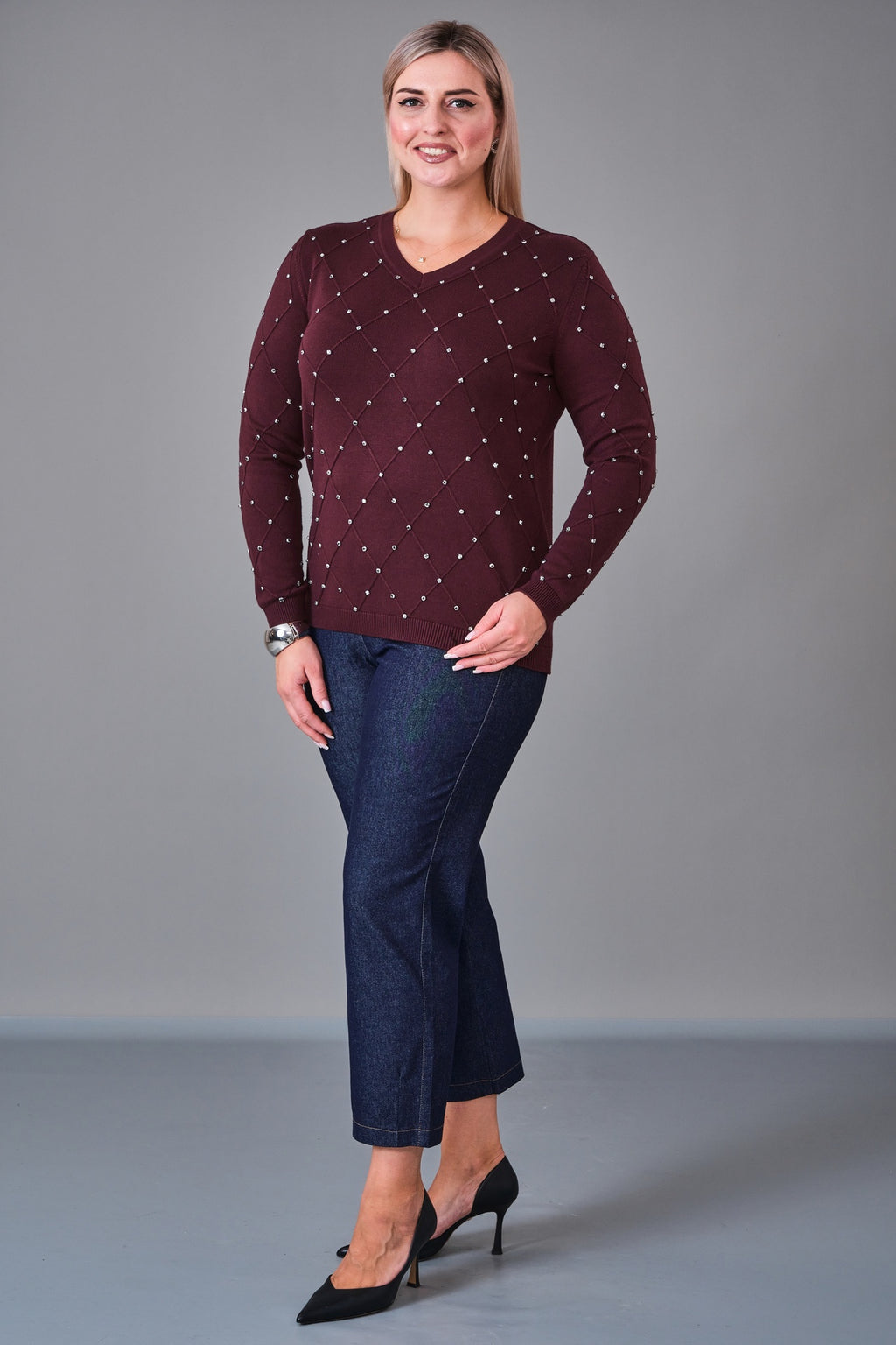 Xlife - Plus Size Blouse (XLF27K8007) - 8690200217890