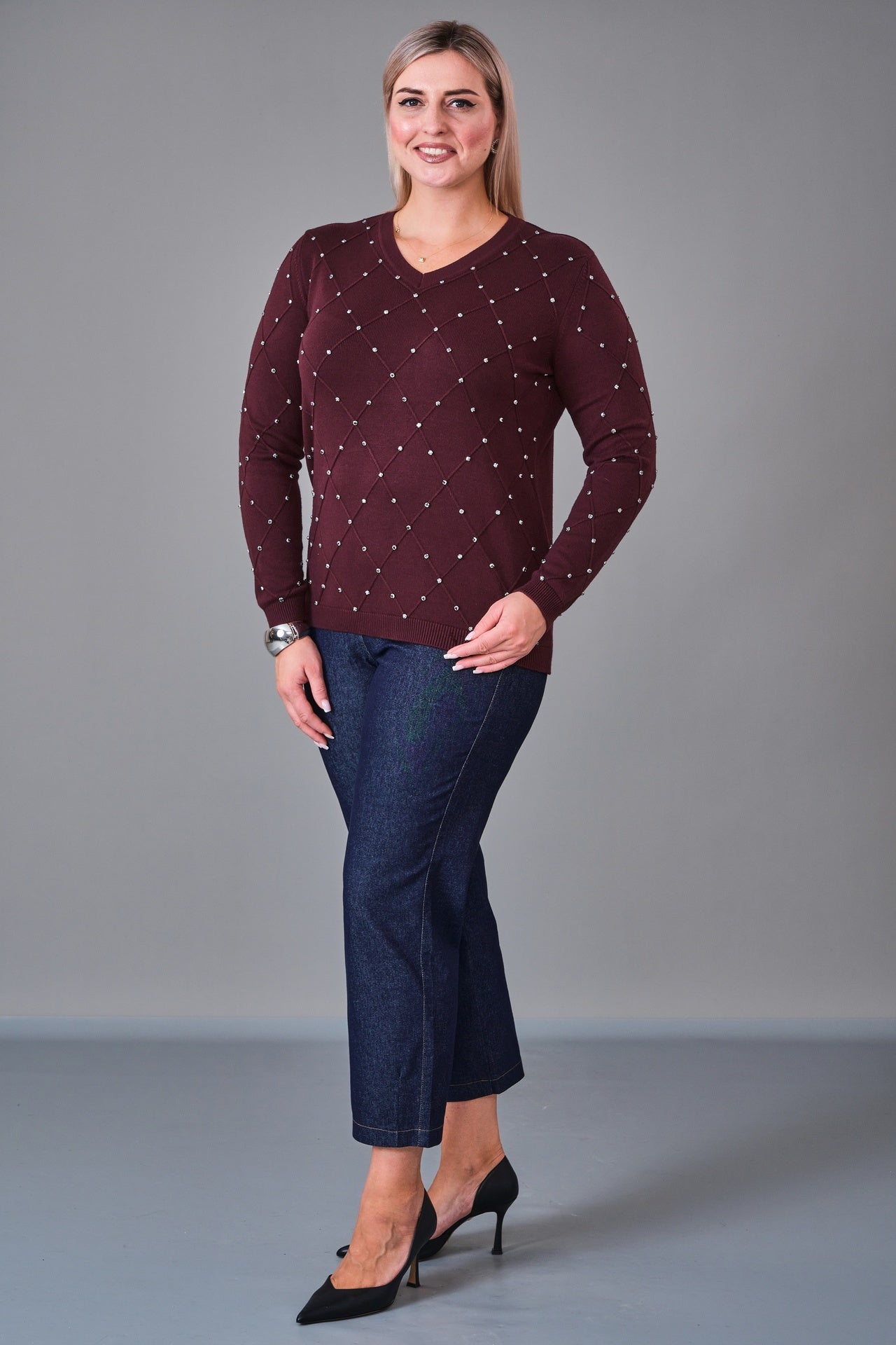 Xlife - Plus Size Blouse (XLF27K8007) - 8690200217890