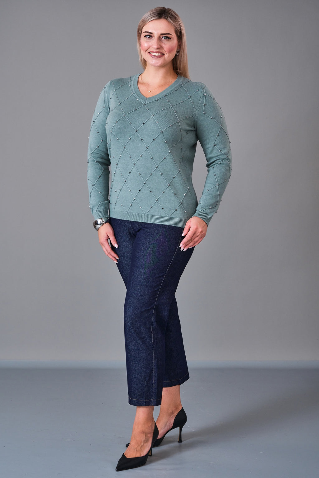 Xlife - Plus Size Blouse (XLF27K8007) - 8690200217906