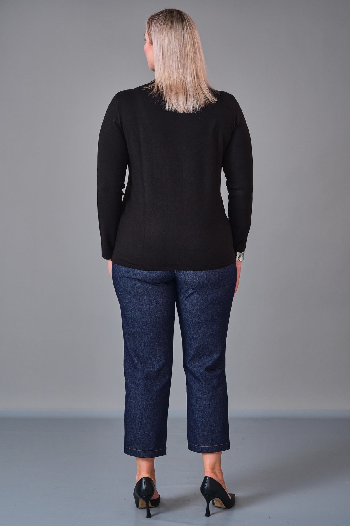 Xlife - Plus Size Knitwear (XLF27K8012) - 8690200217913