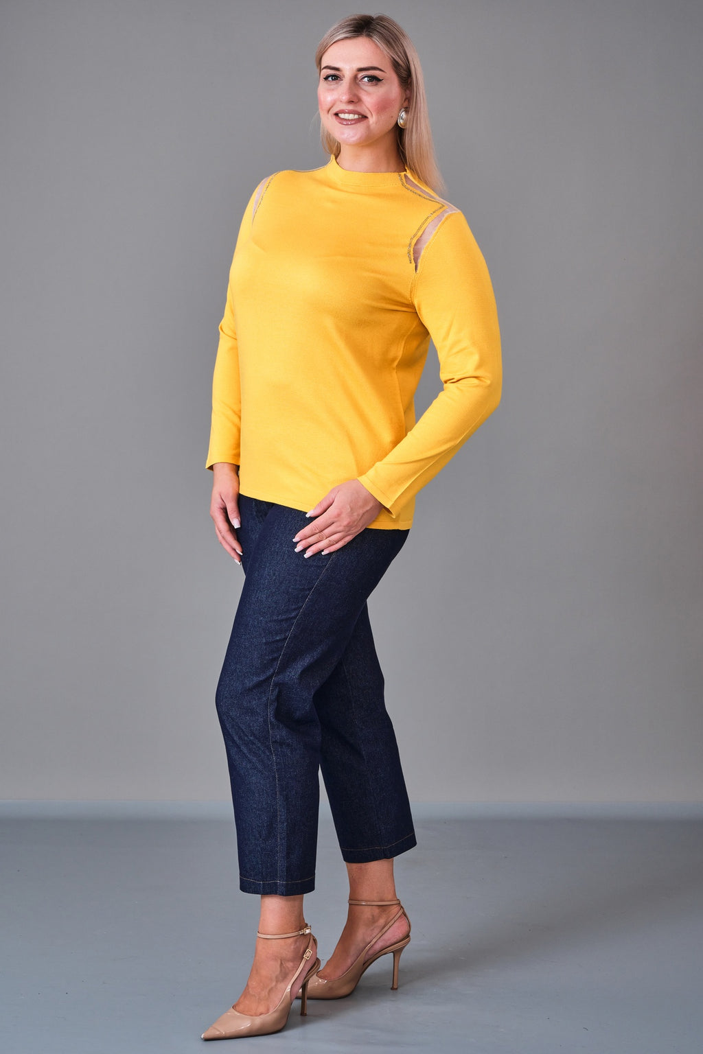 Xlife - Plus Size Knitwear (XLF27K8012) - 8690200217937