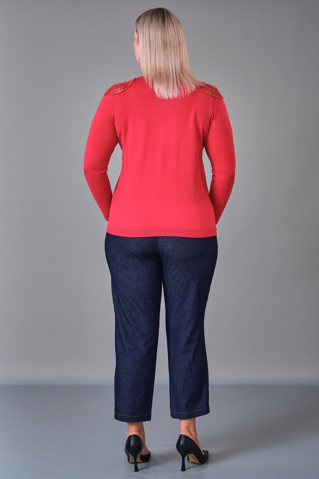 Xlife - Plus Size Knitwear (XLF27K8037) - 8690200217968