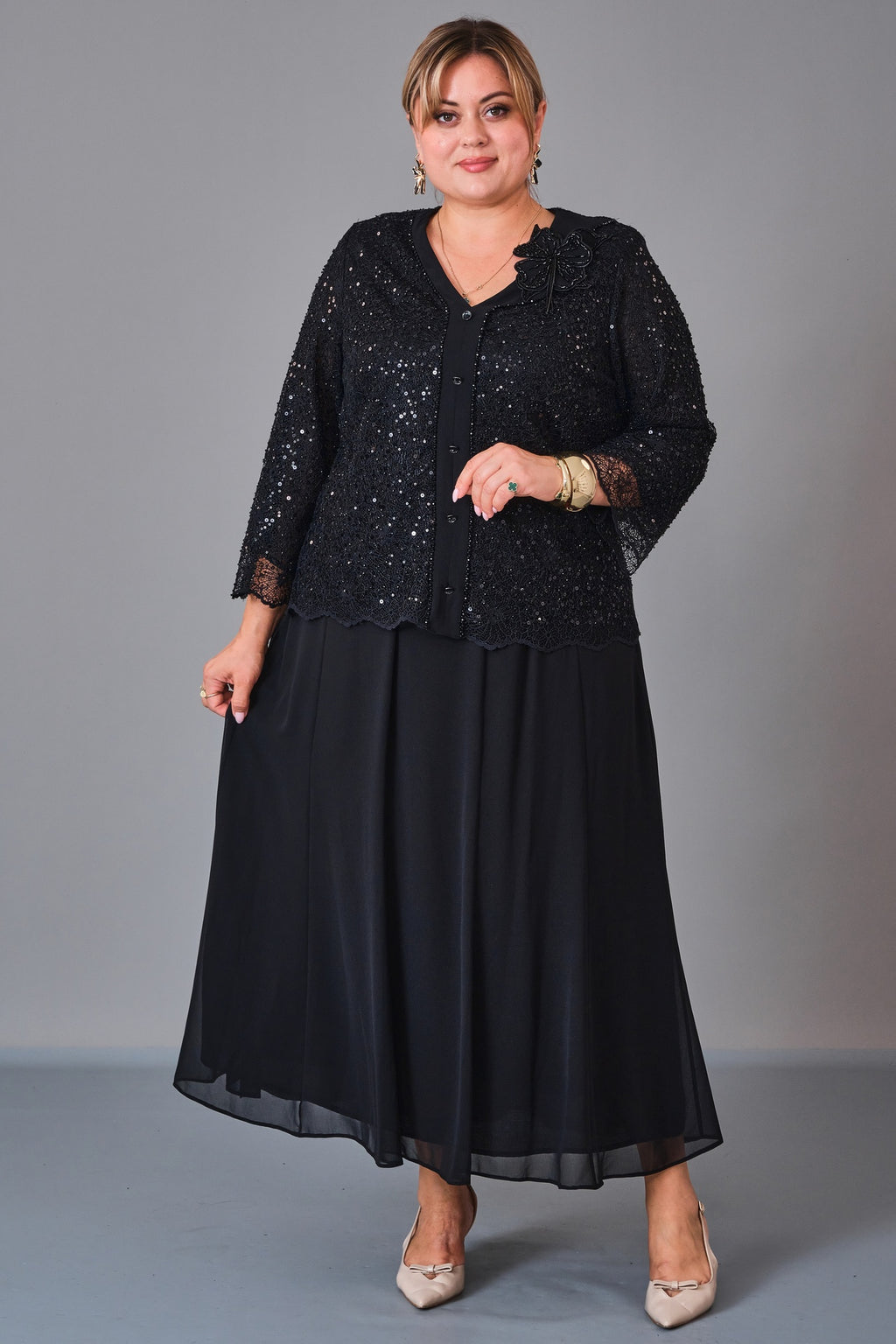 Gumanize - Plus Size Dress (GMZ2026-514-8372) - 8690200218736