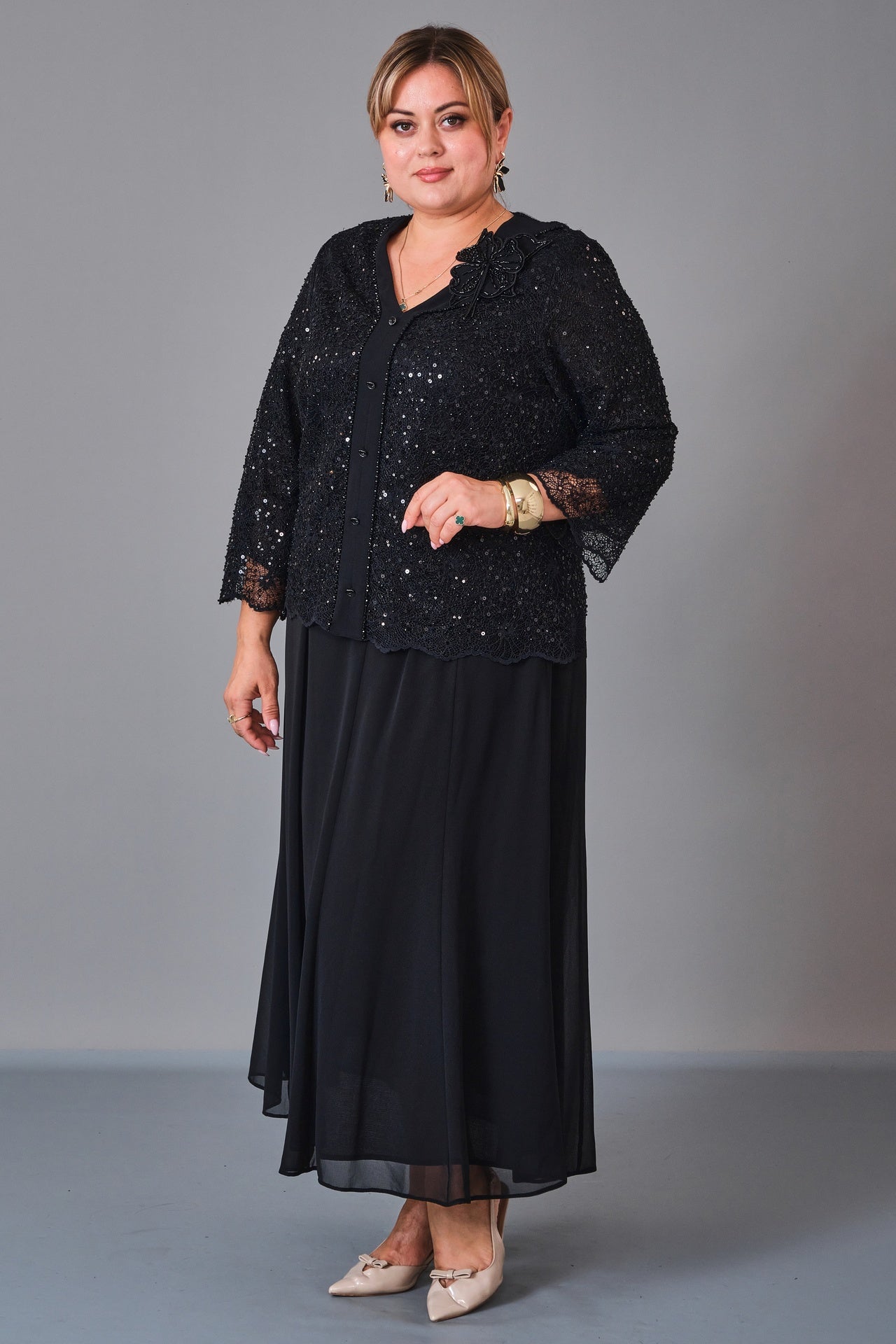 Gumanize - Plus Size Dress (GMZ2026-514-8372) - 8690200218736