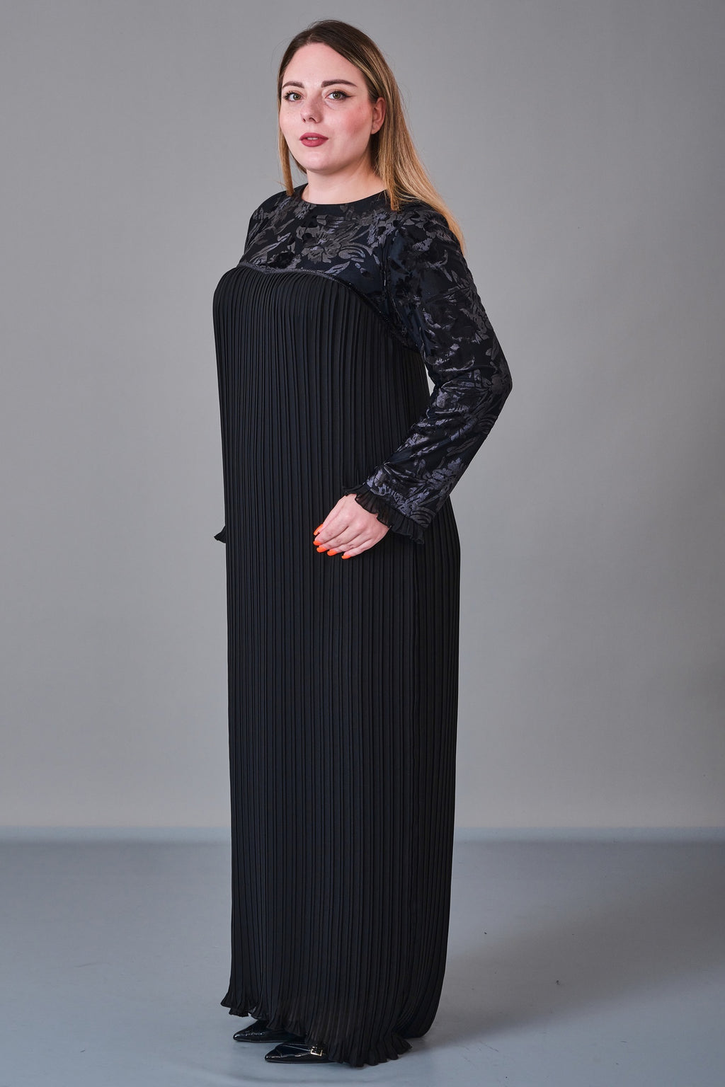Ksas - Plus Size Dress (KSS27K32417) - 8690200218781