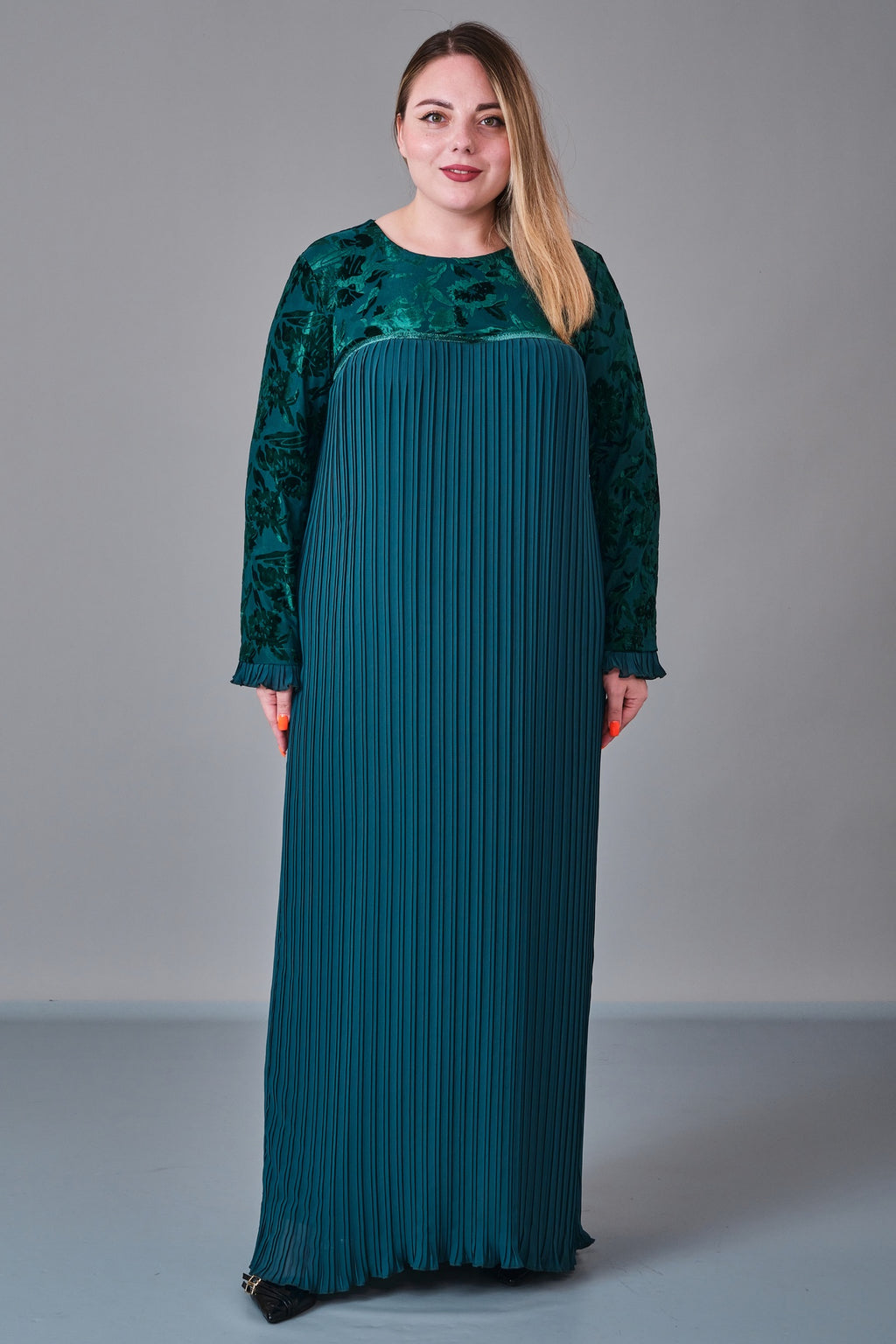 Ksas - Plus Size Dress (KSS27K32417) - 8690200218804