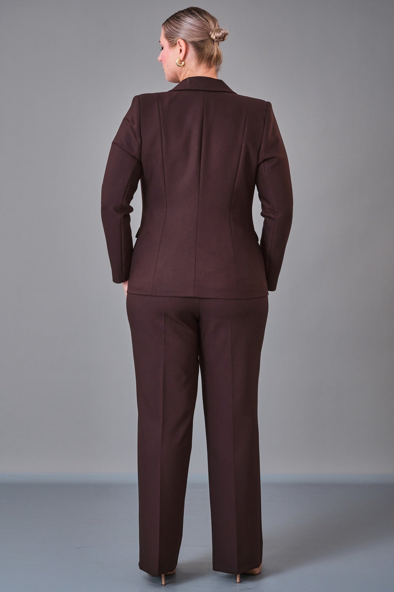 Cocomika - Plus Size Suit (CMK27K3049) - 8690200219405