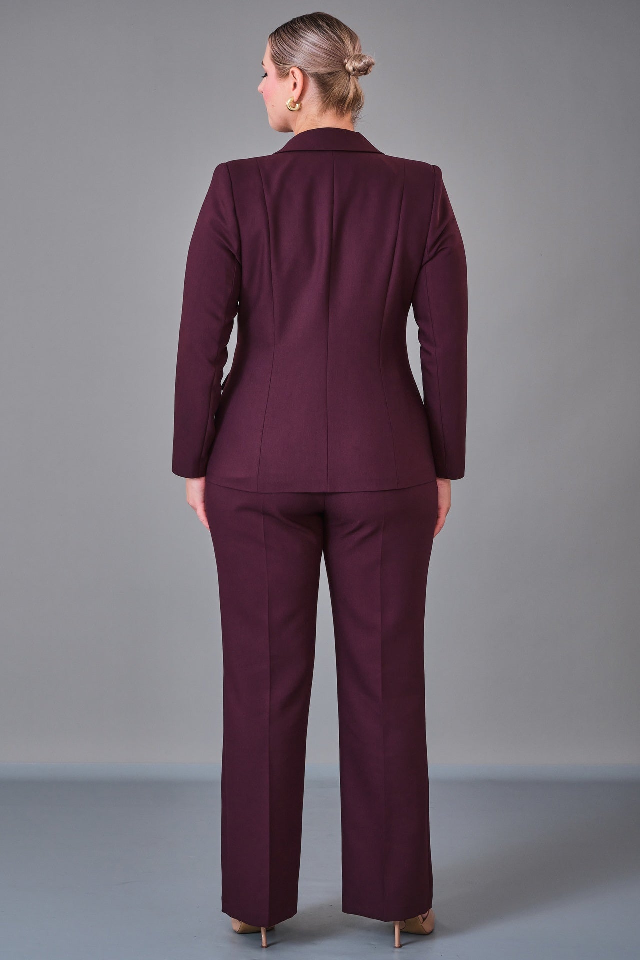 Cocomika - Plus Size Suit (CMK27K3049) - 8690200219429