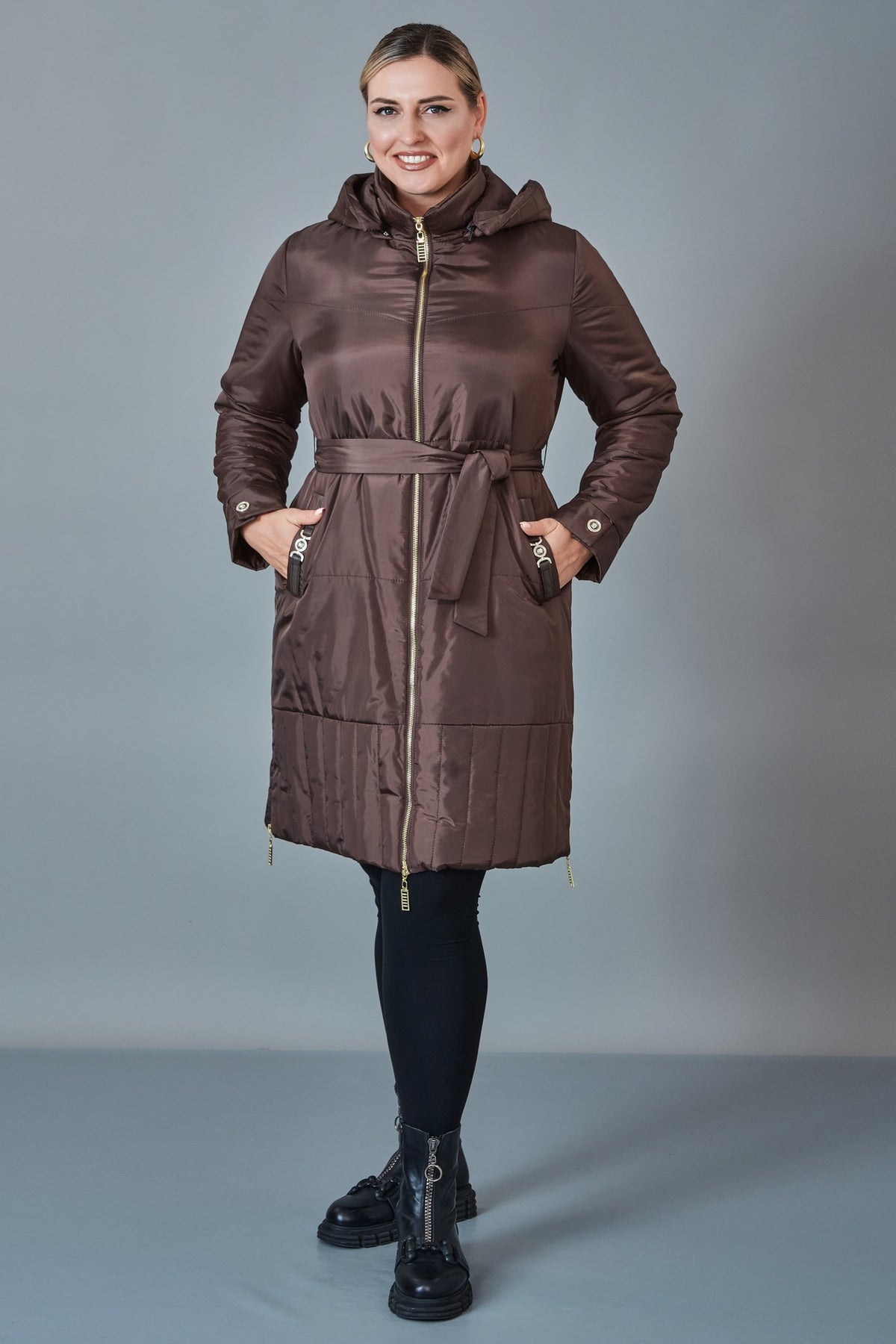 To-See - Plus Size Coat (VVL27K4621XL)
