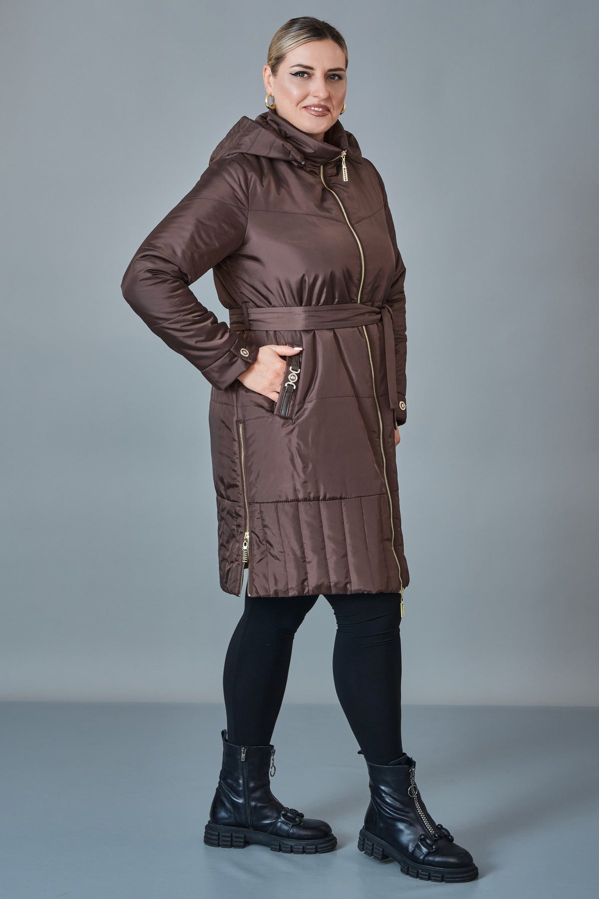 To-See - Plus Size Coat (VVL27K4621XL)