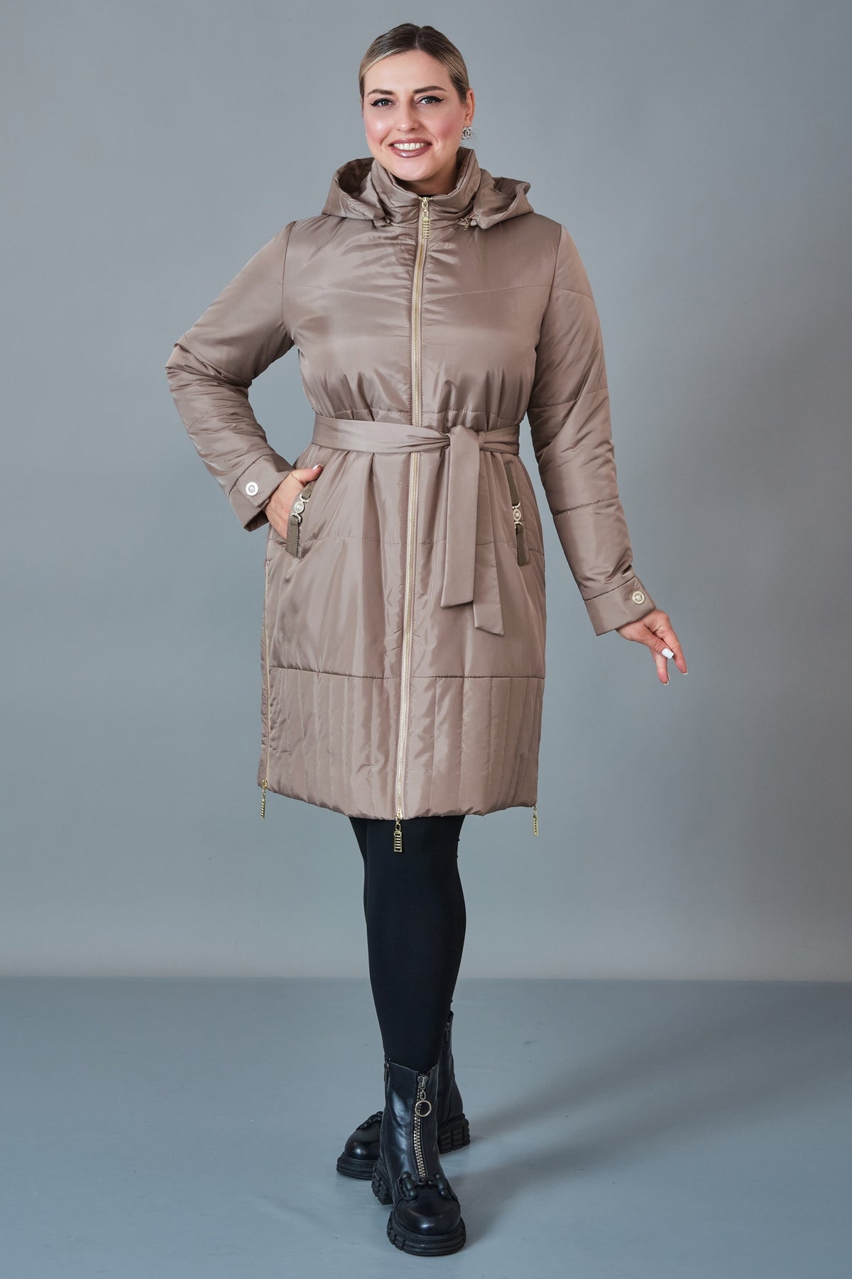 To-See - Plus Size Coat (VVL27K4621XL)