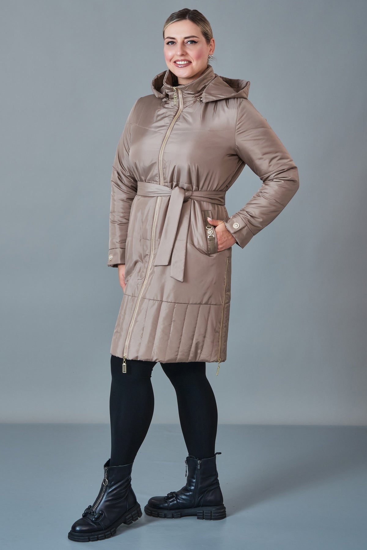 To-See - Plus Size Coat (VVL27K4621XL)