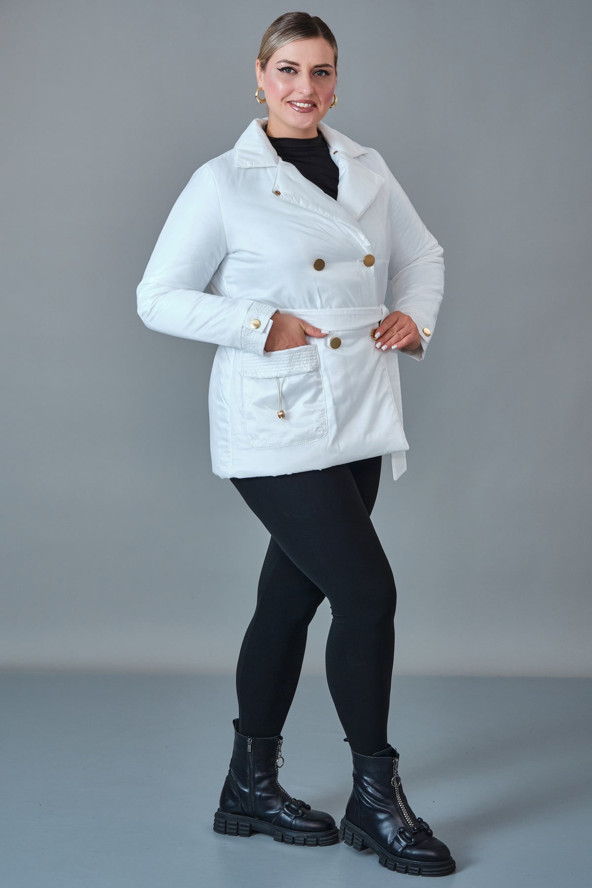 To-See - Plus Size Coat (VVL27K4363XL)