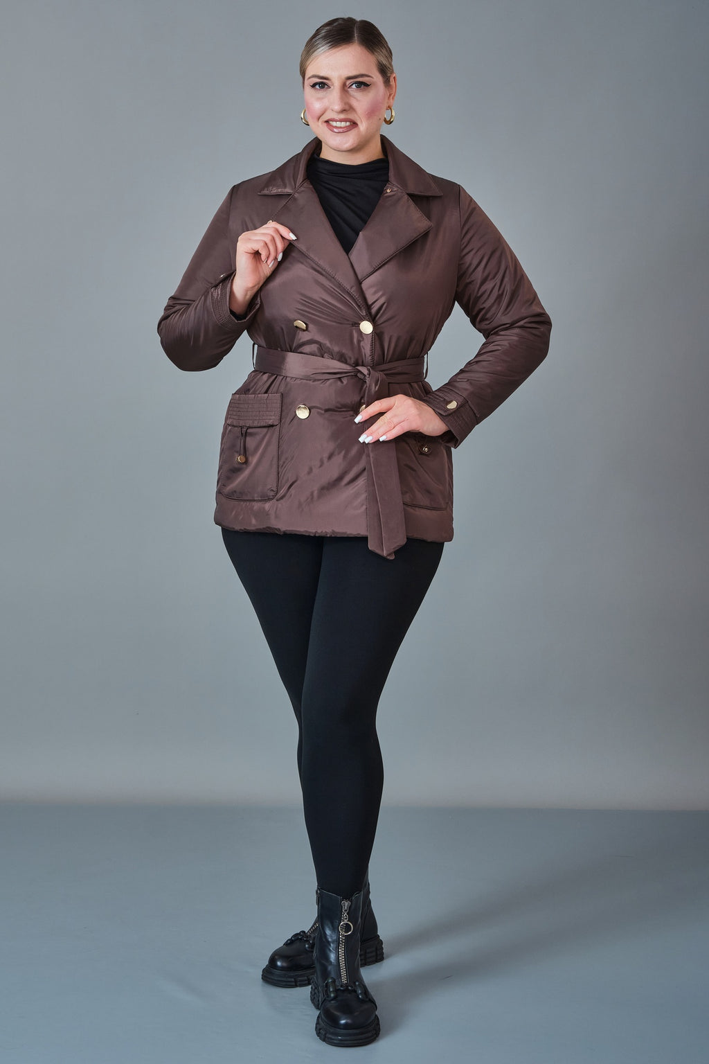 To-See - Plus Size Coat (VVL27K4363XL)