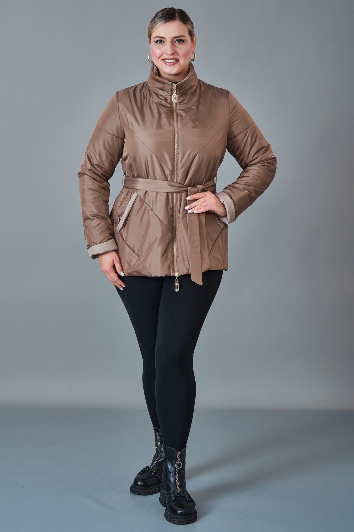 To-See - Plus Size Coat (VVL27K4421XL)