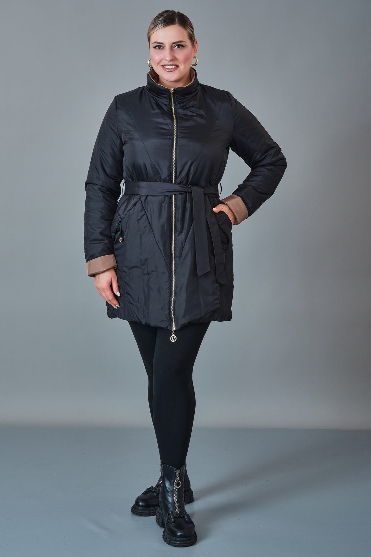 To-See - Plus Size Coat (VVL27K4419XL)