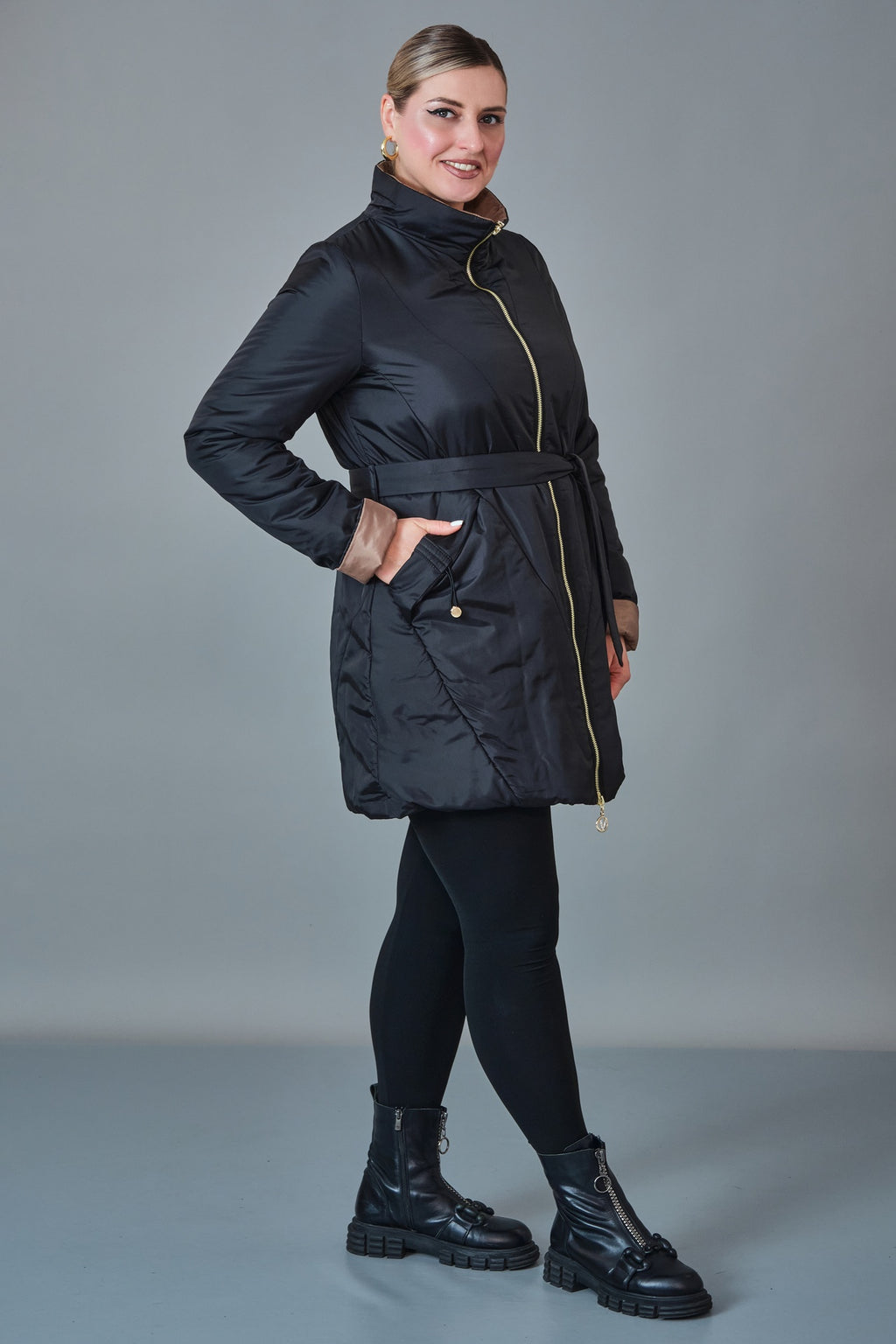 To-See - Plus Size Coat (VVL27K4419XL)
