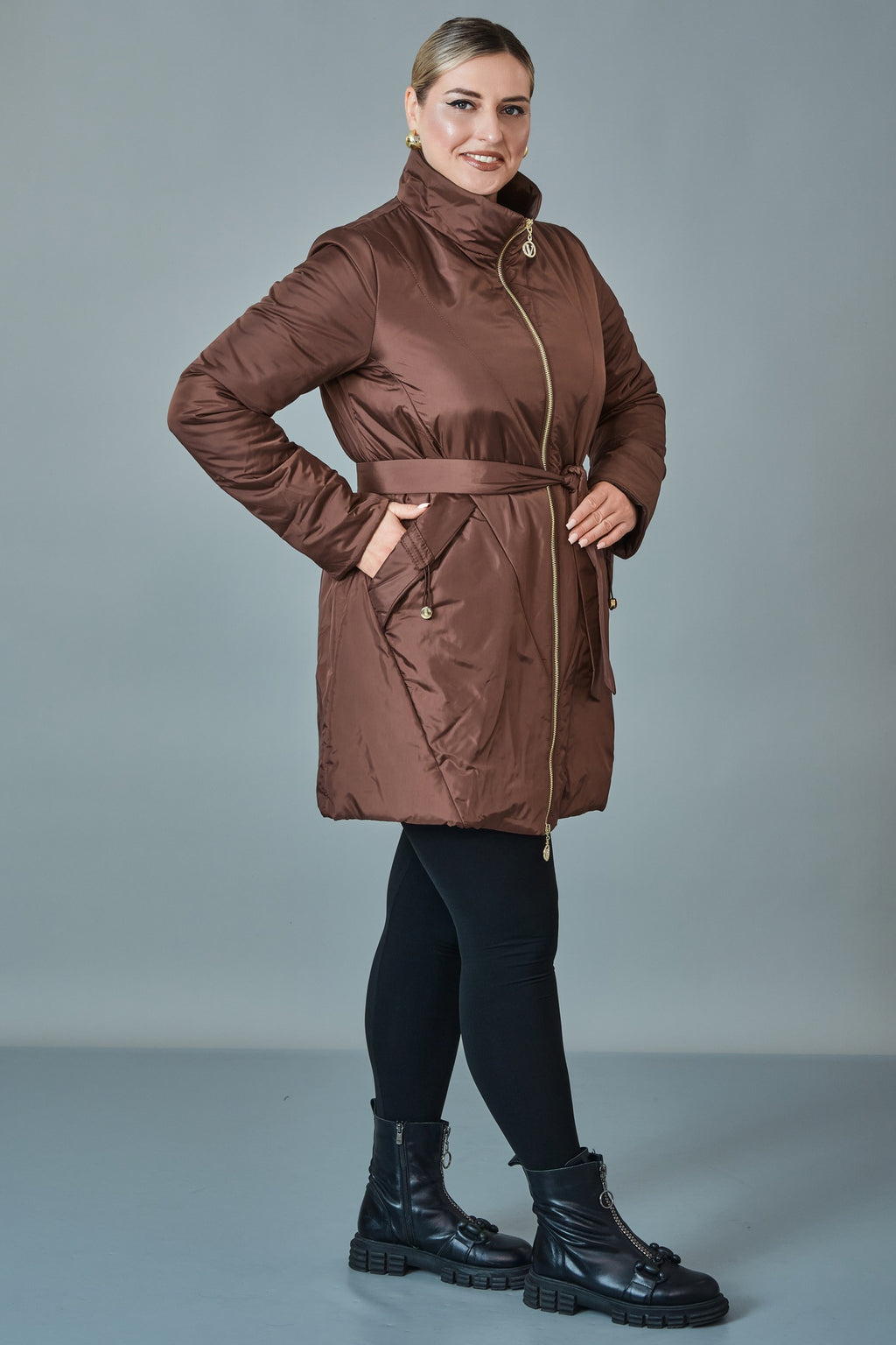 To-See - Plus Size Coat (VVL27K4419XL)