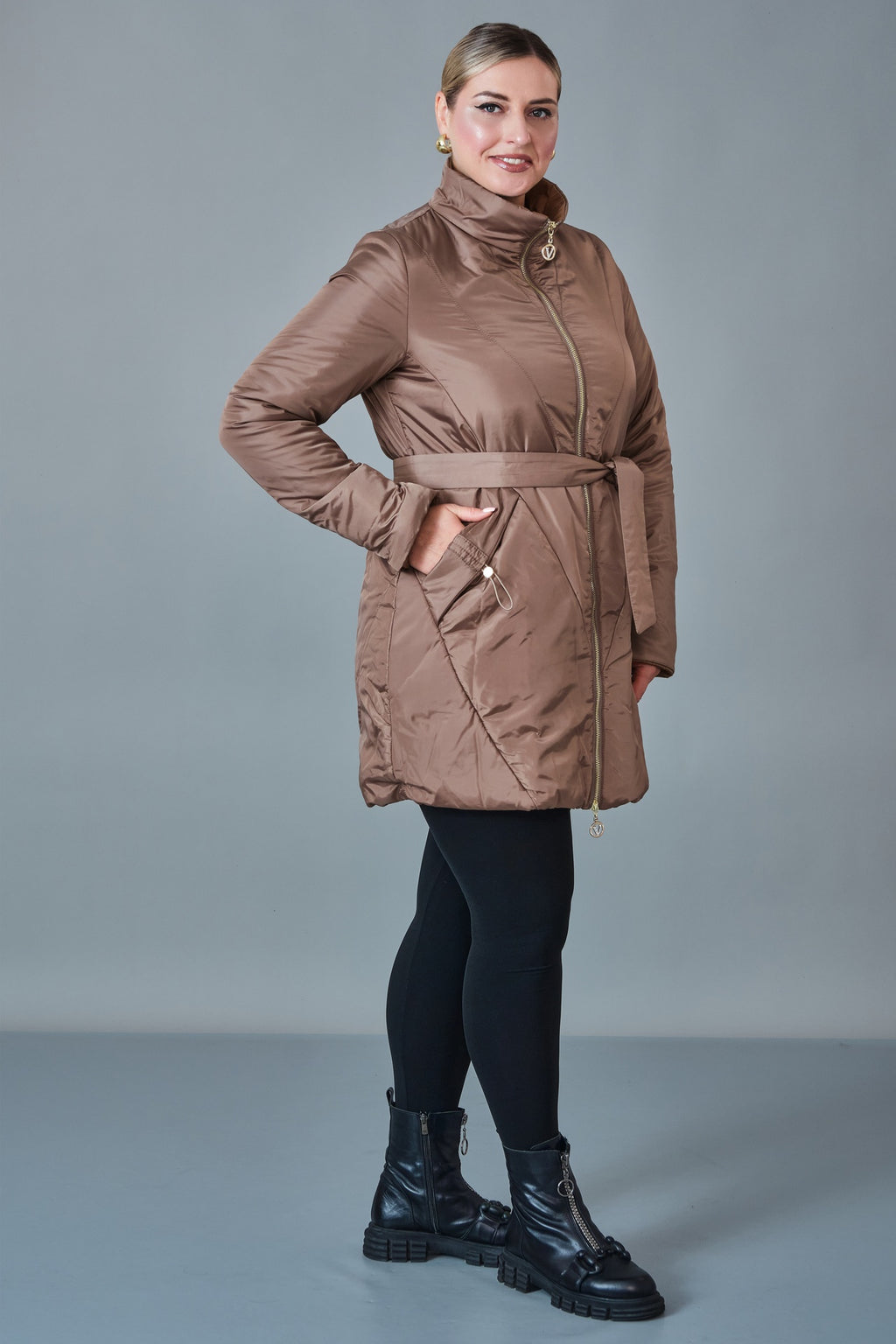To-See - Plus Size Coat (VVL27K4419XL)