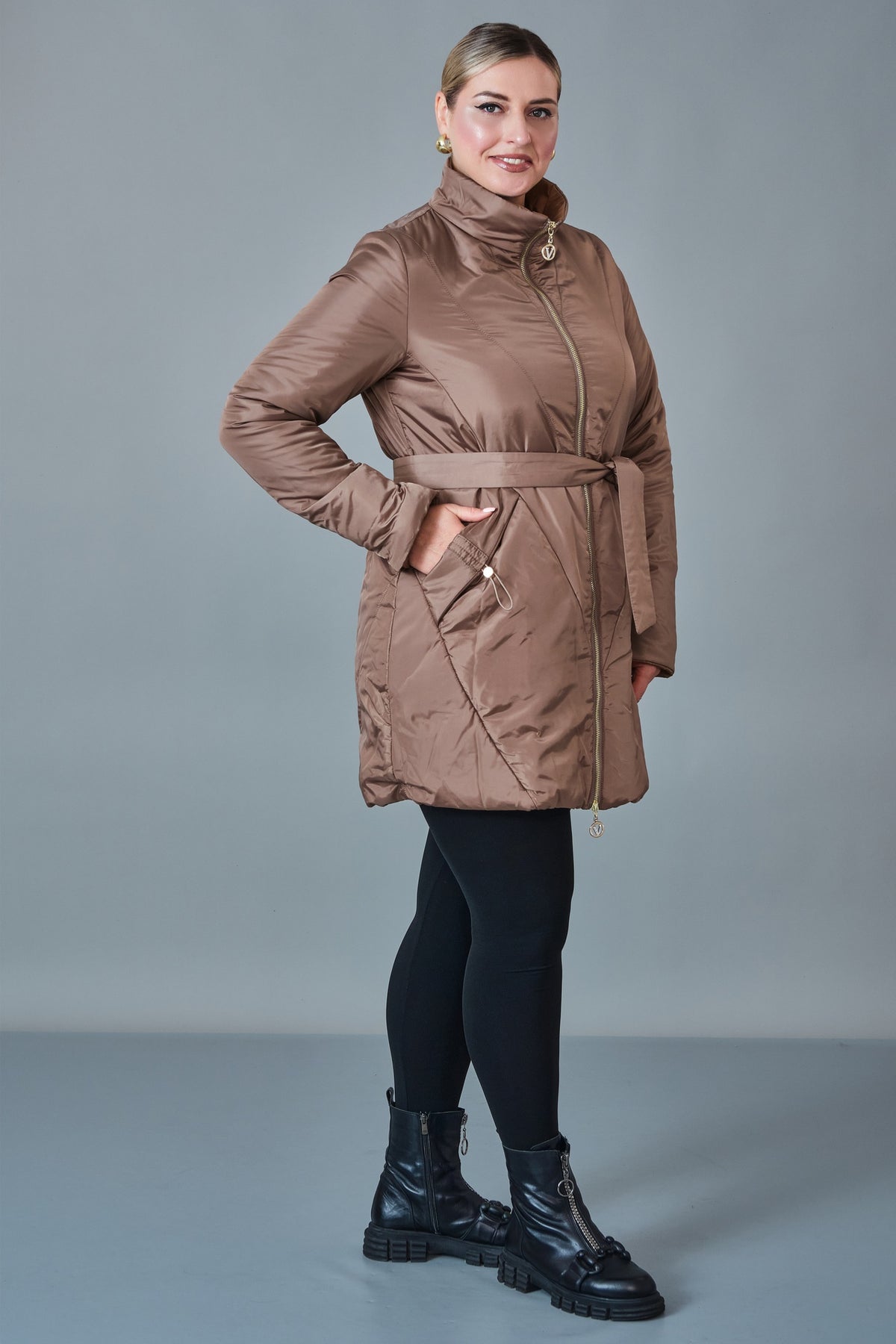 To-See - Plus Size Coat (VVL27K4419XL)