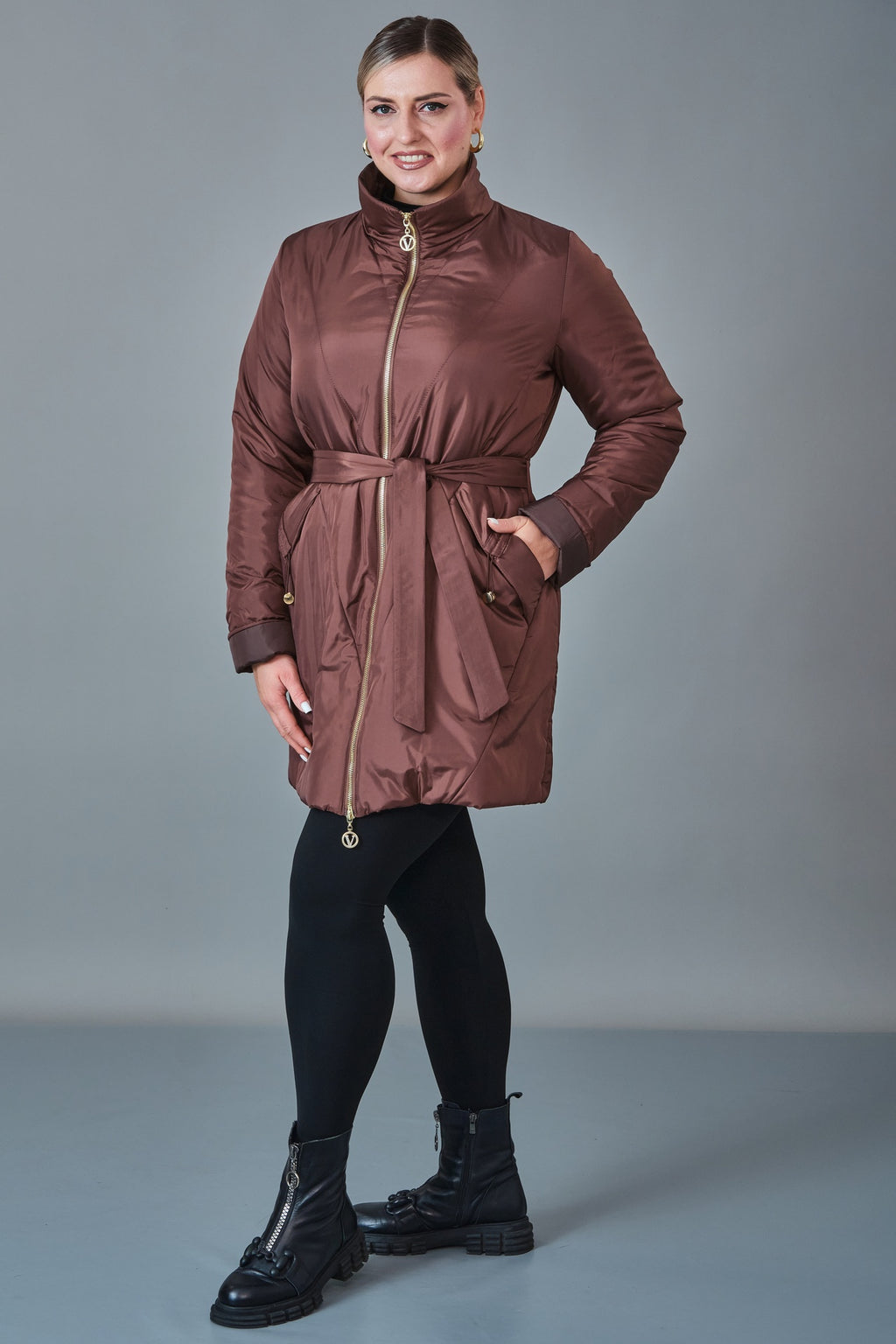 To-See - Plus Size Coat (VVL27K4419XL)