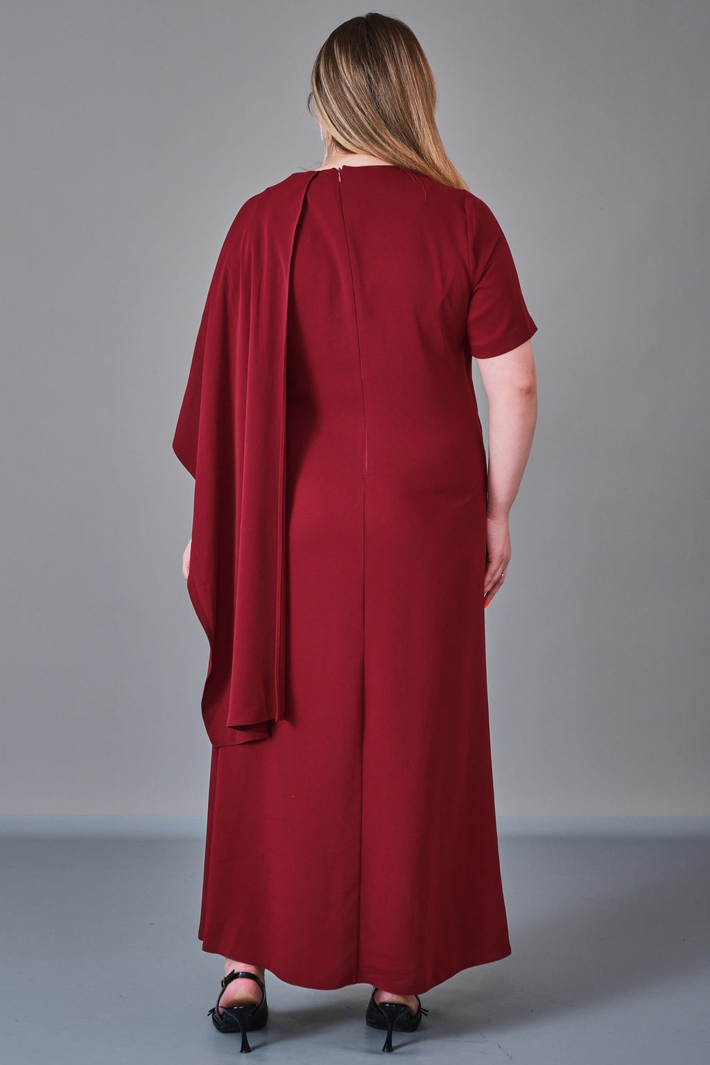 Dress Port - Plus Size Dress (DSP27K5827) - 8690200221439