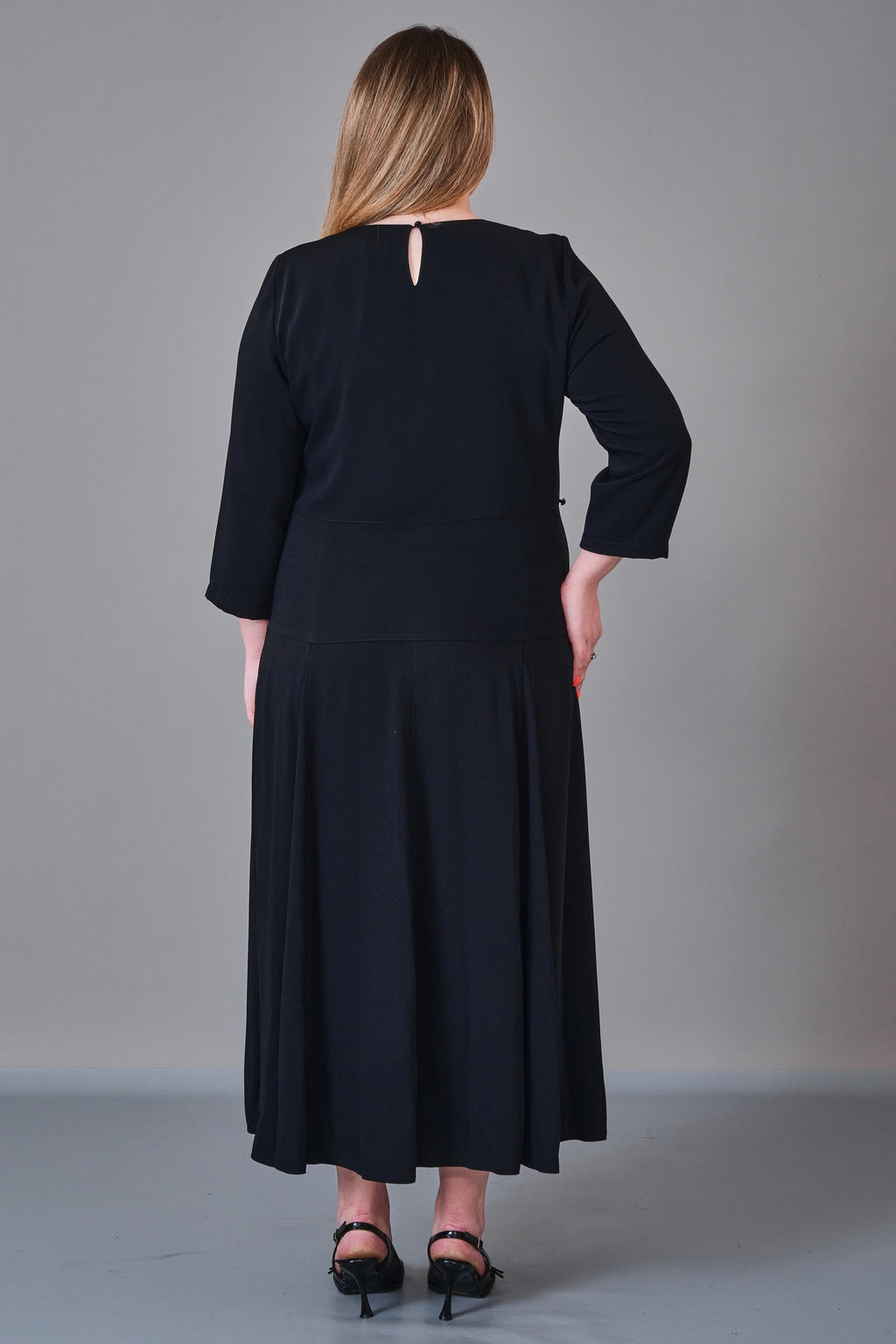 Dress Port - Plus Size Dress (DSP27K5829) - 8690200221453