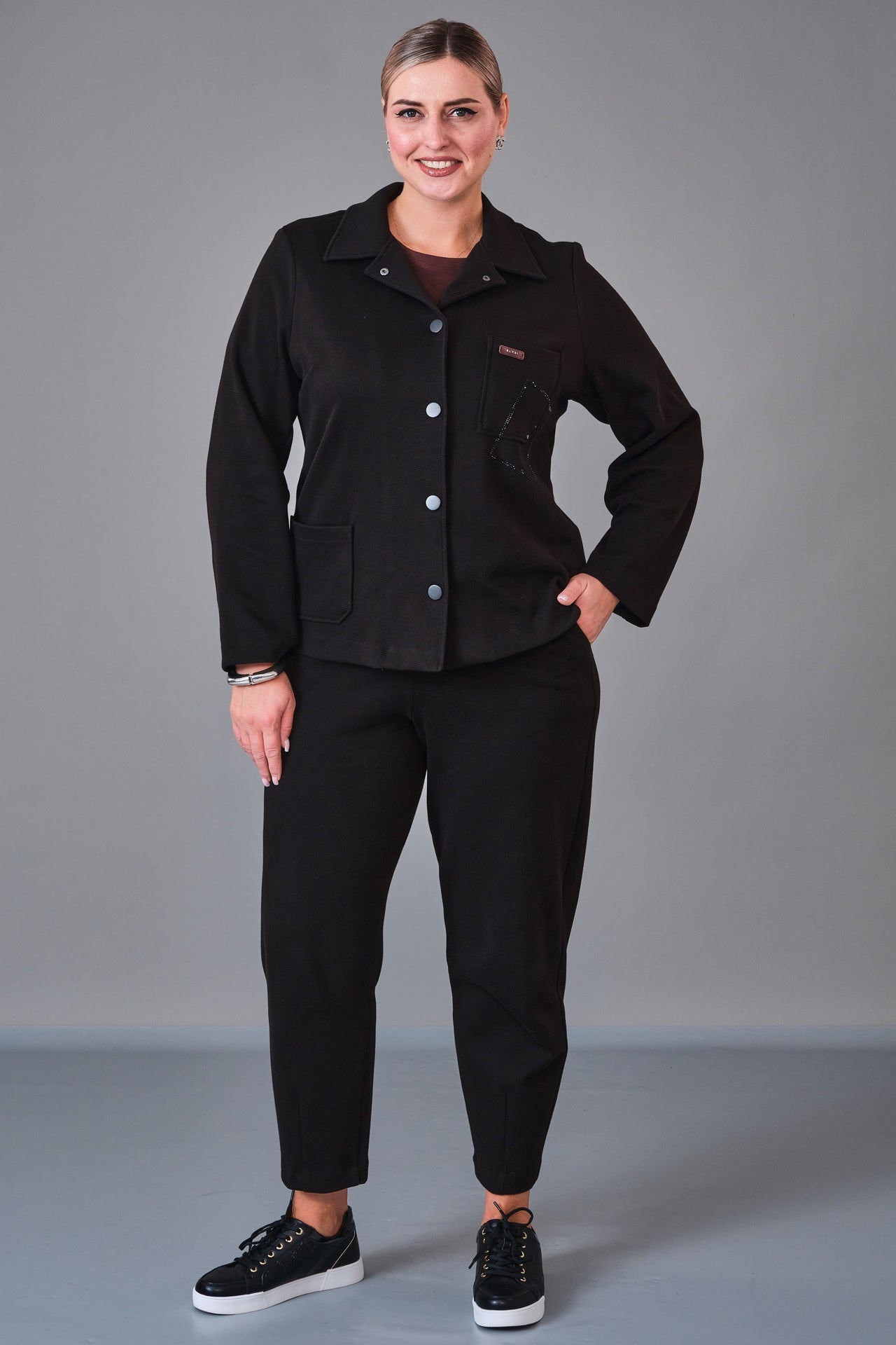 Elitline - Plus Size Suit (ELT27K7-38-4083) - 8690200221477