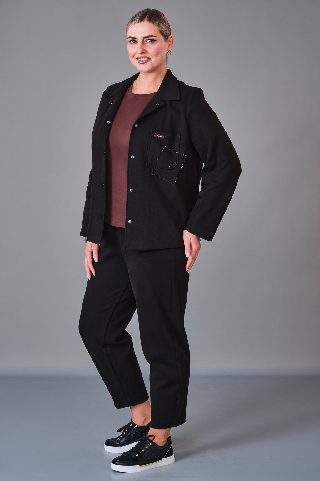 Elitline - Plus Size Suit (ELT27K7-38-4083) - 8690200221477