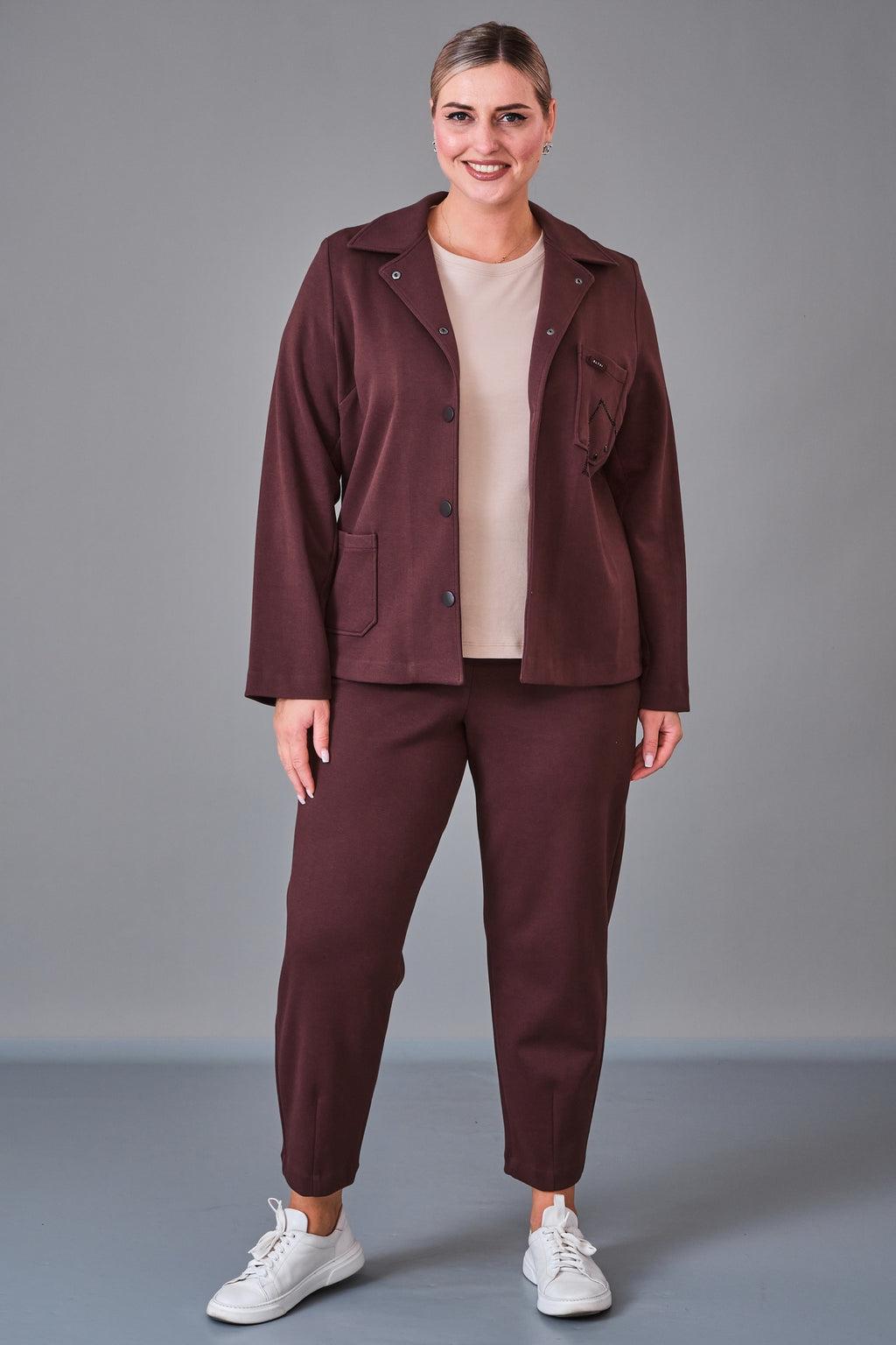 Elitline - Plus Size Suit (ELT27K7-38-4083) - 8690200221484