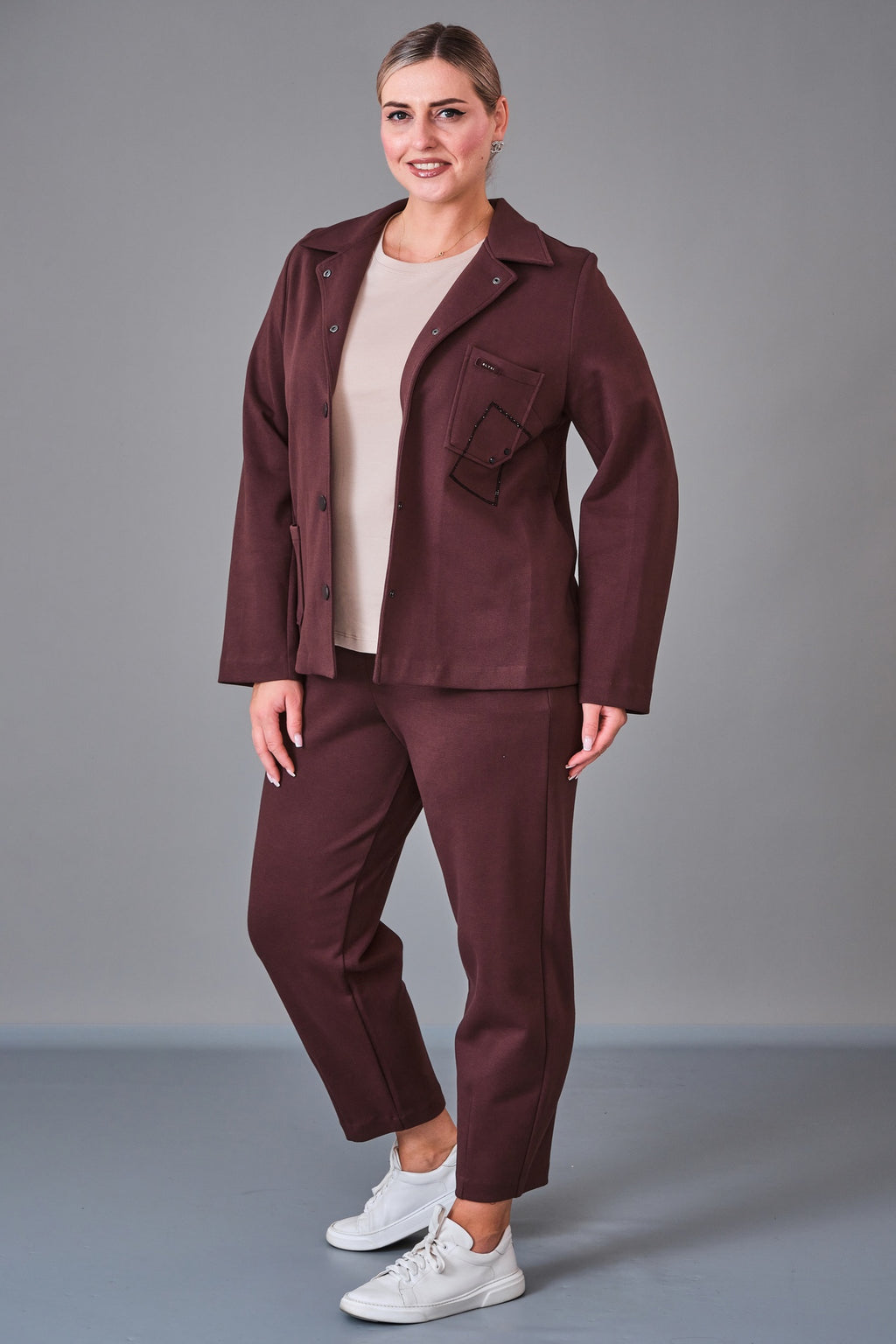 Elitline - Plus Size Suit (ELT27K7-38-4083) - 8690200221484