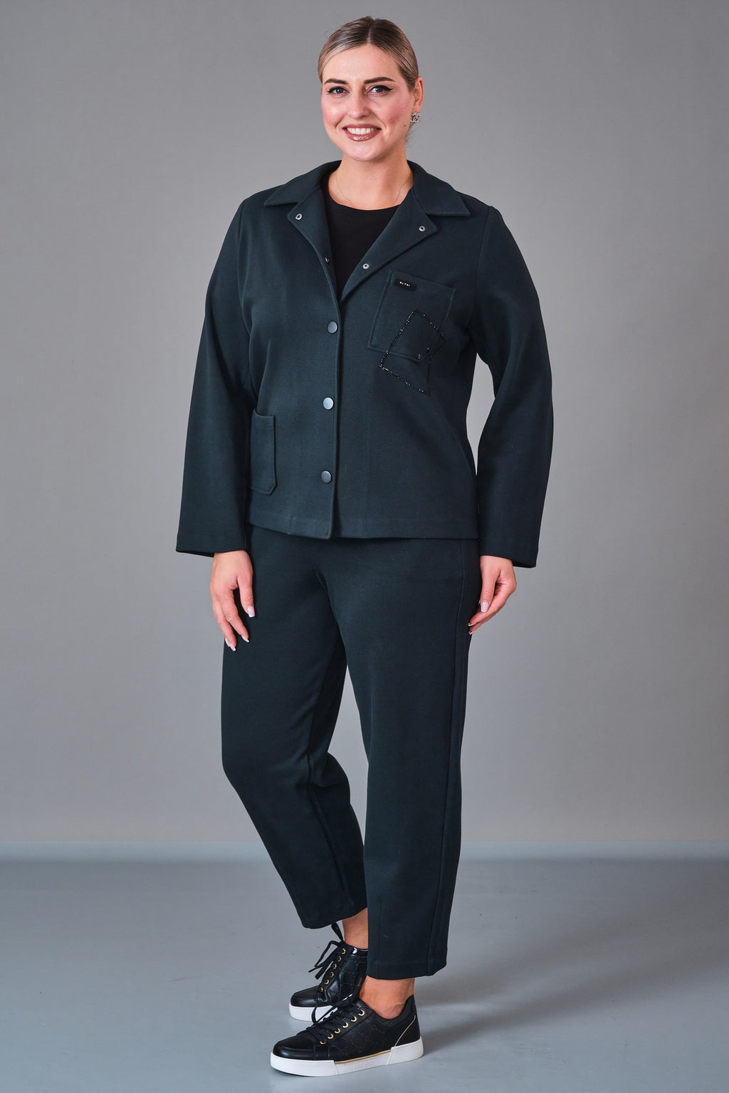 Elitline - Plus Size Suit (ELT27K7-38-4083) - 8690200221491