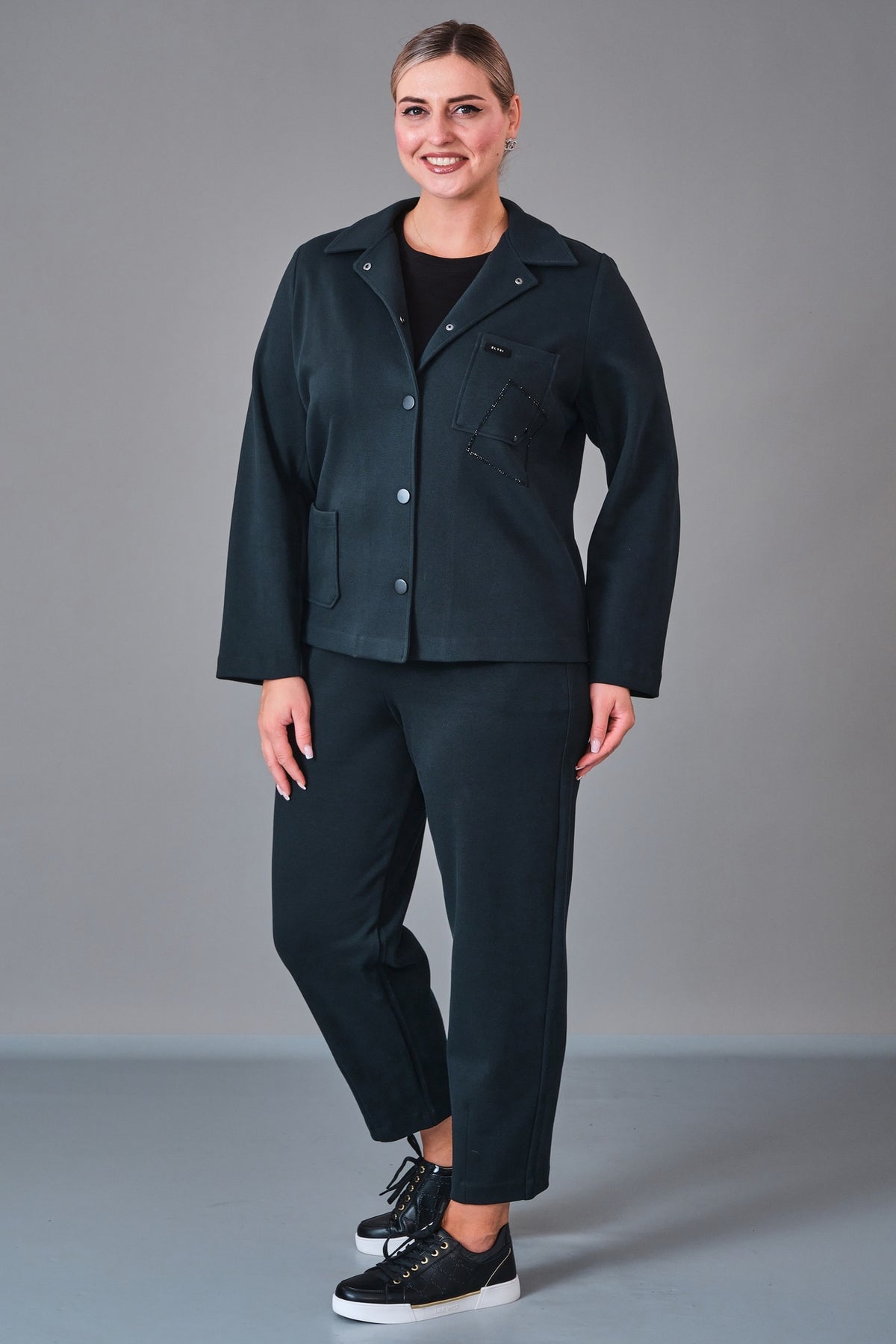 Elitline - Plus Size Suit (ELT27K7-38-4083) - 8690200221491