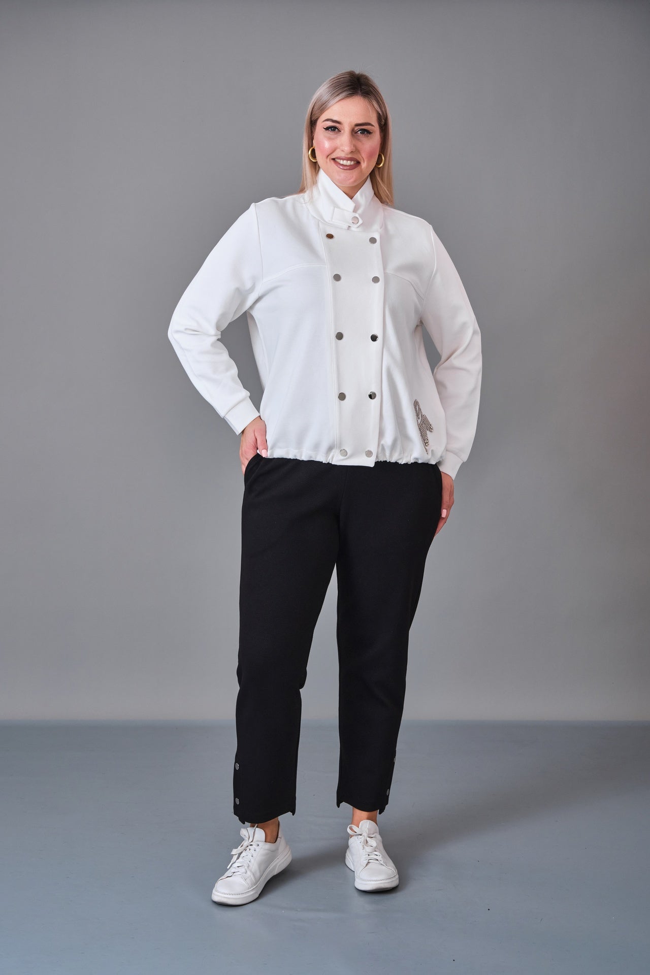 Xlife - Plus Size Jacket (XLF27K8069) - 8690200221637