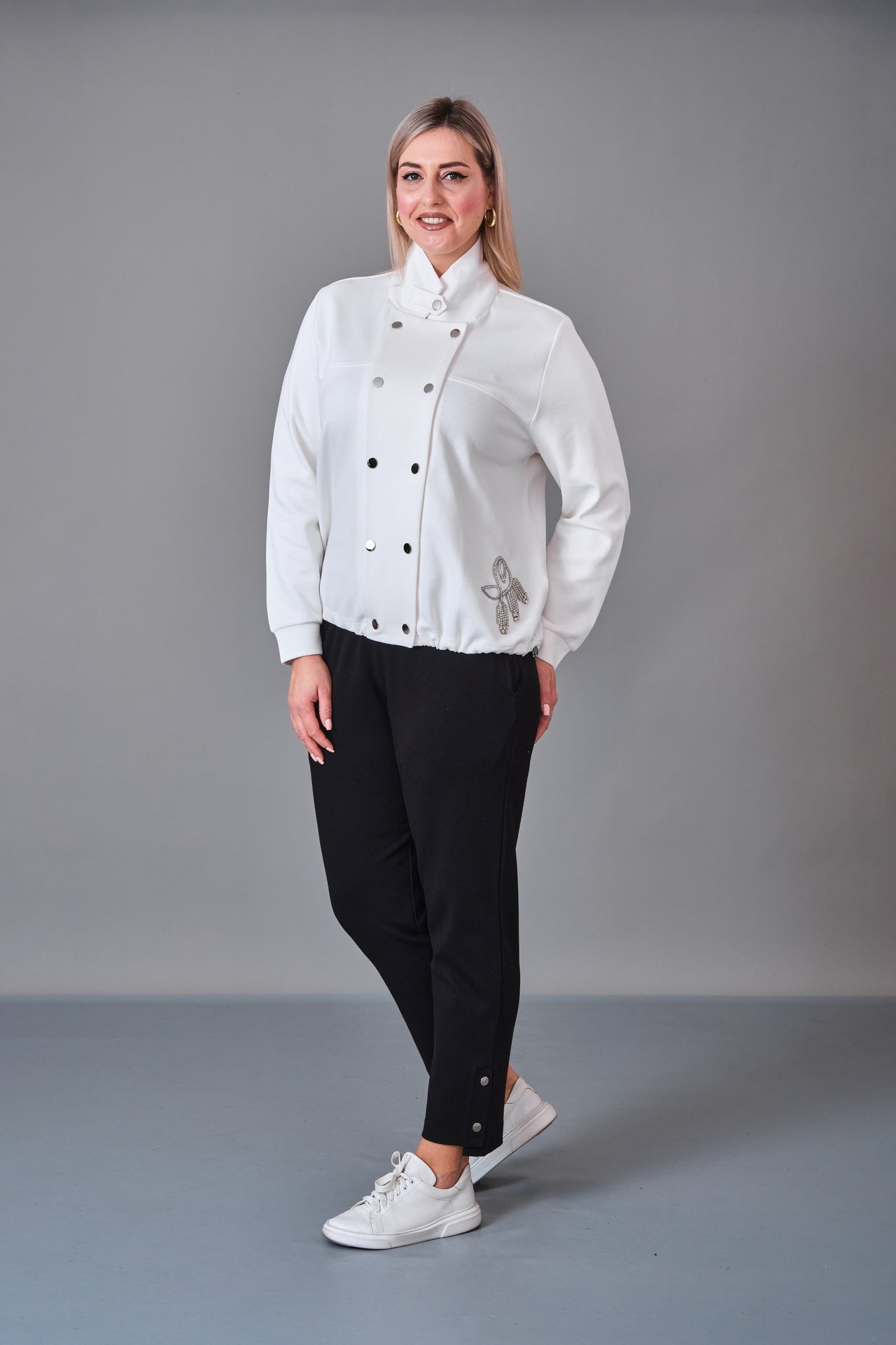 Xlife - Plus Size Jacket (XLF27K8069) - 8690200221637