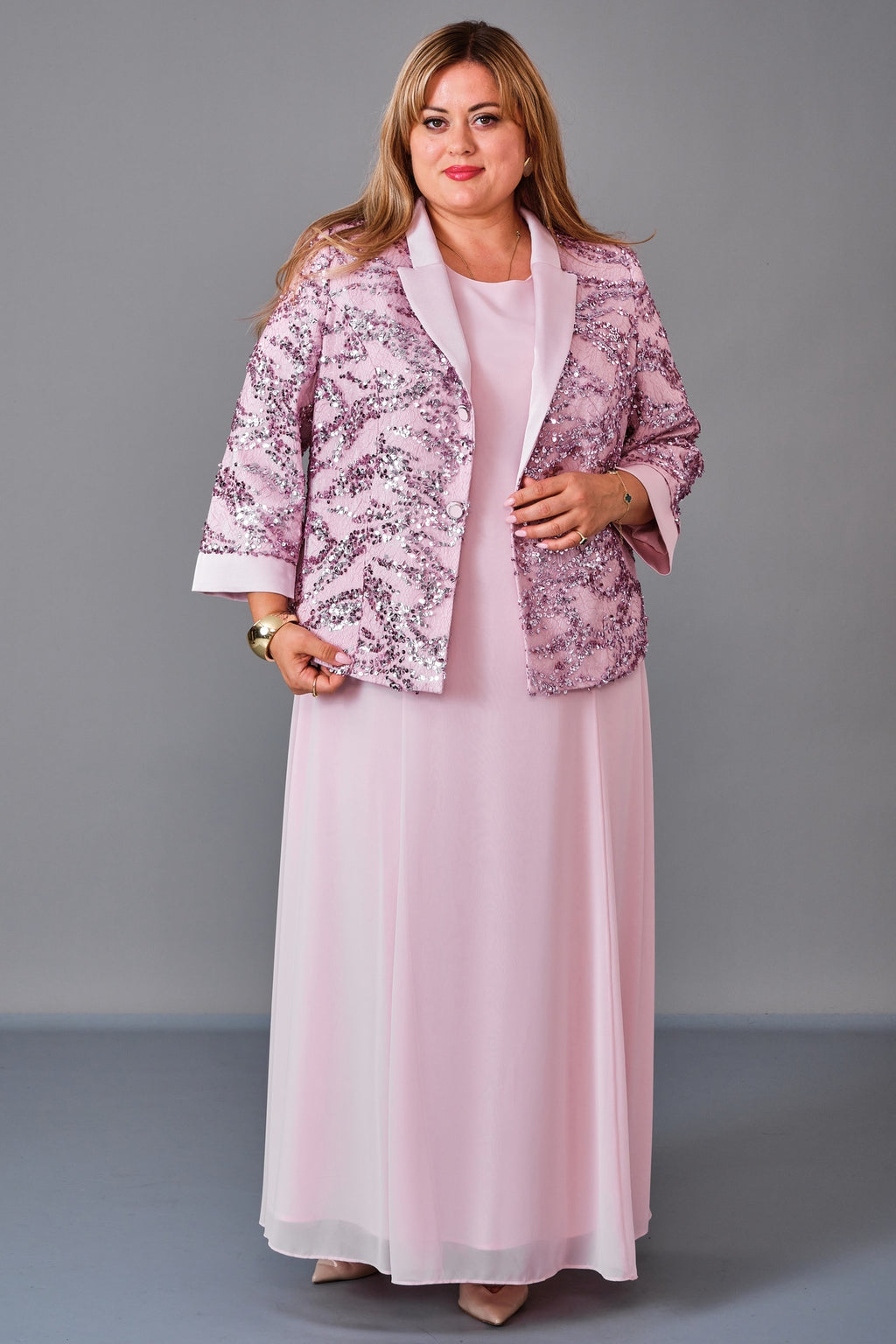 Gumanize - Plus Size Dress (GMZ2027-33-8322) - 8690200221866