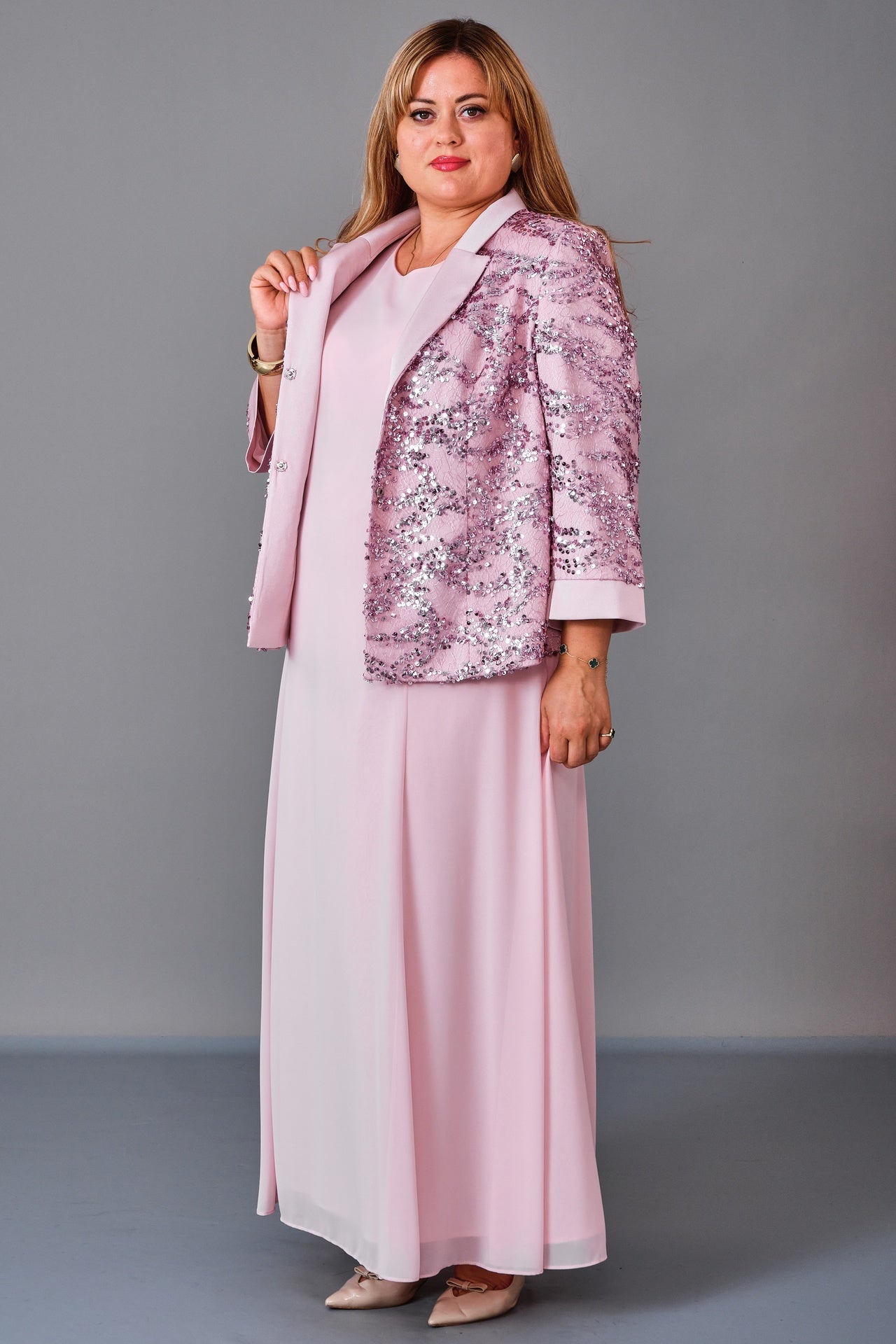 Gumanize - Plus Size Dress (GMZ2027-33-8322) - 8690200221866