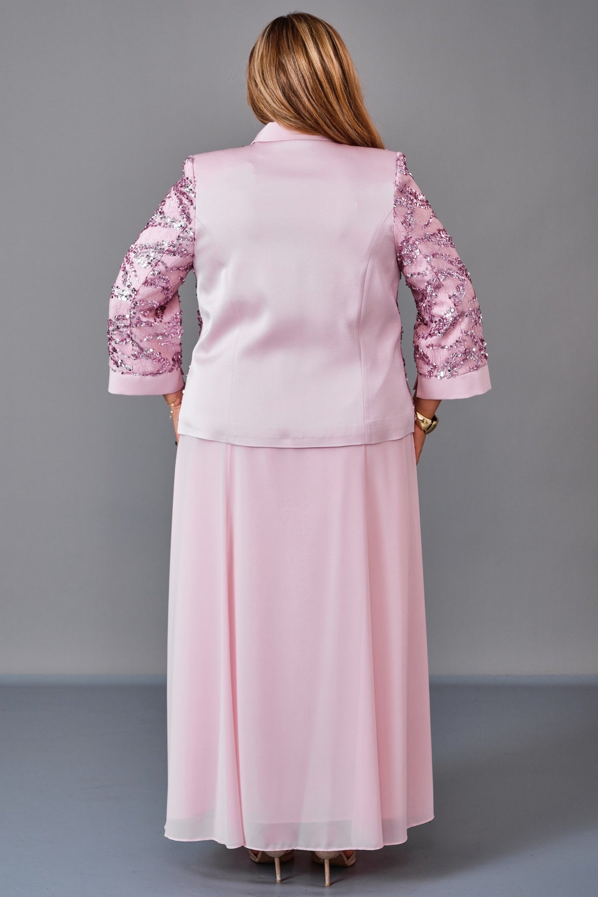 Gumanize - Plus Size Dress (GMZ2027-33-8322) - 8690200221866